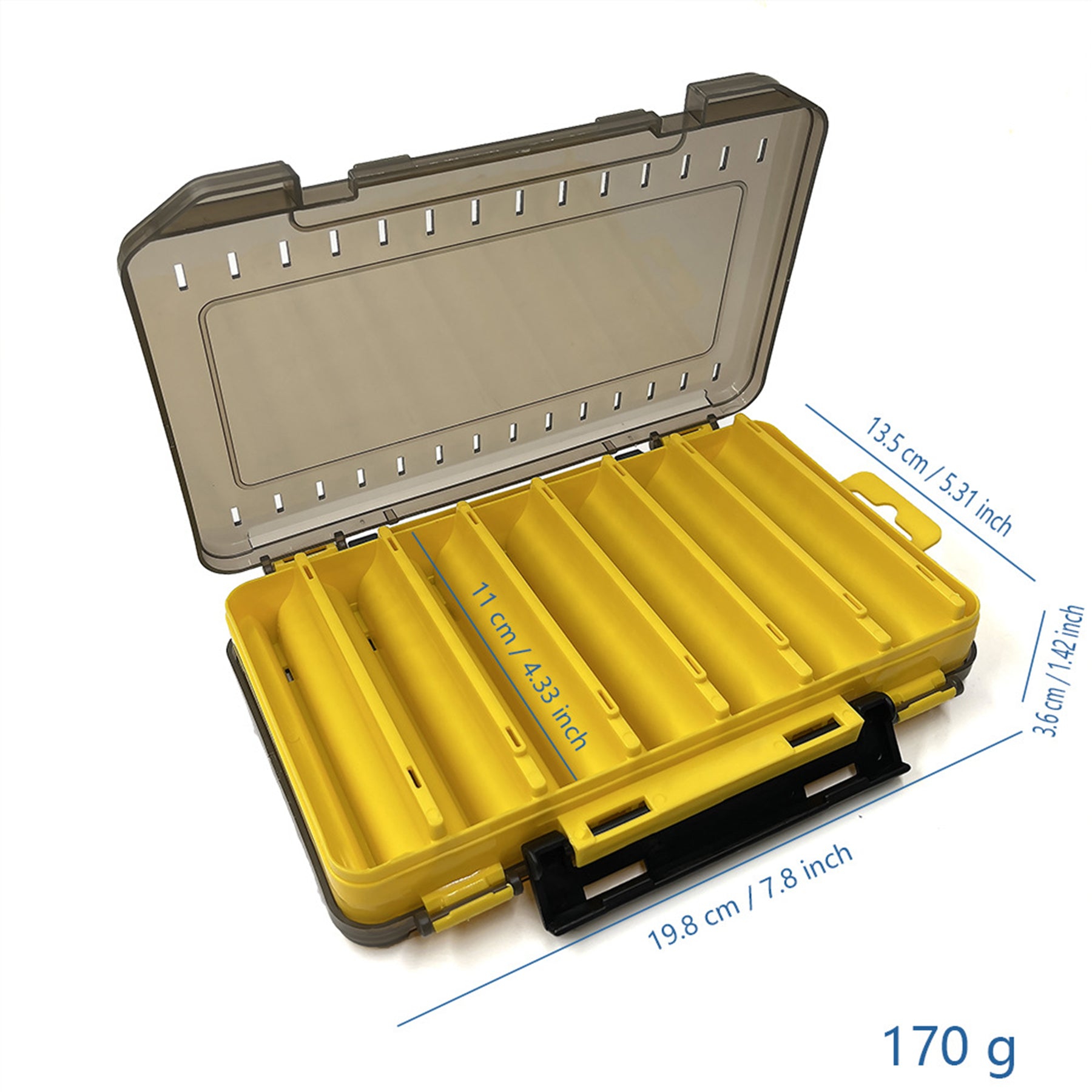 Double Side Fishing Tackle Box