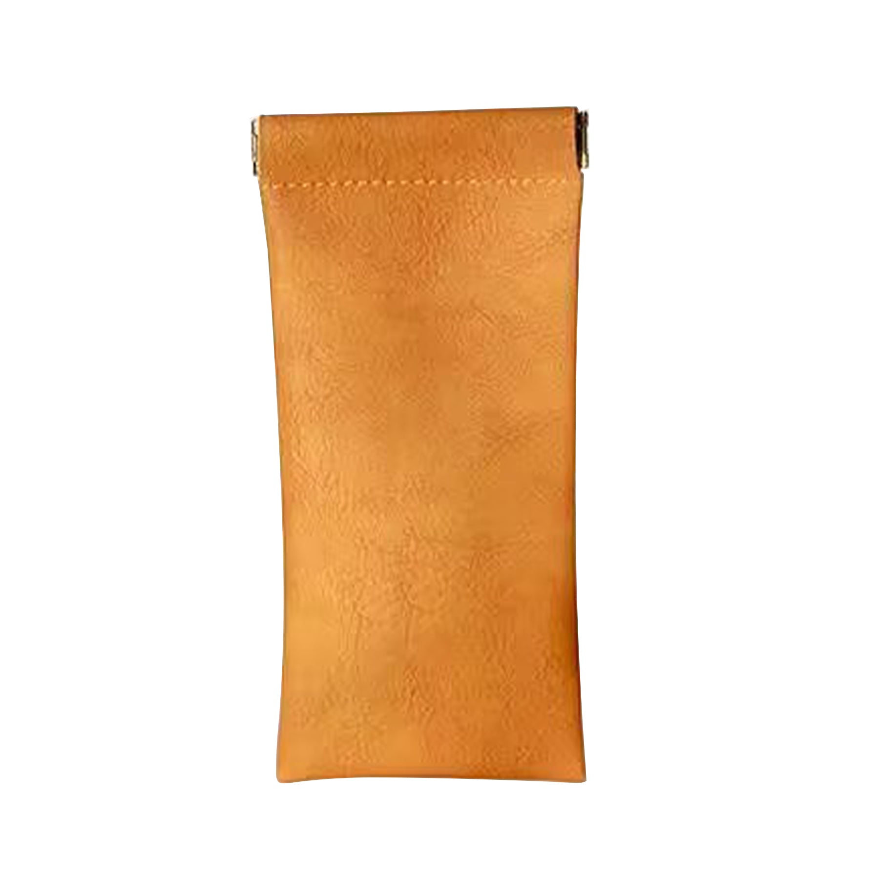Leather Top Squeeze Sunglasses Pouch
