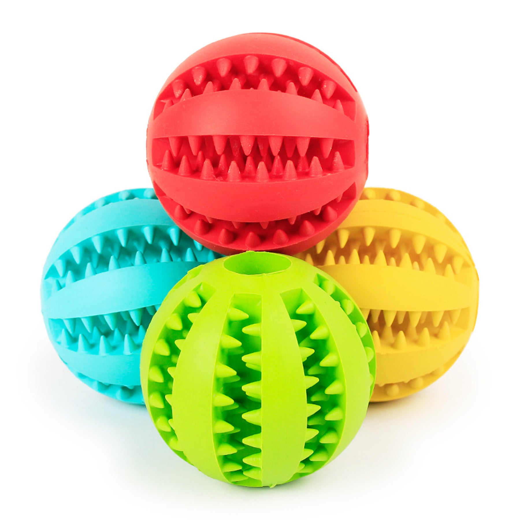 Milk Scented Rubber Dog Chew Pet Ball