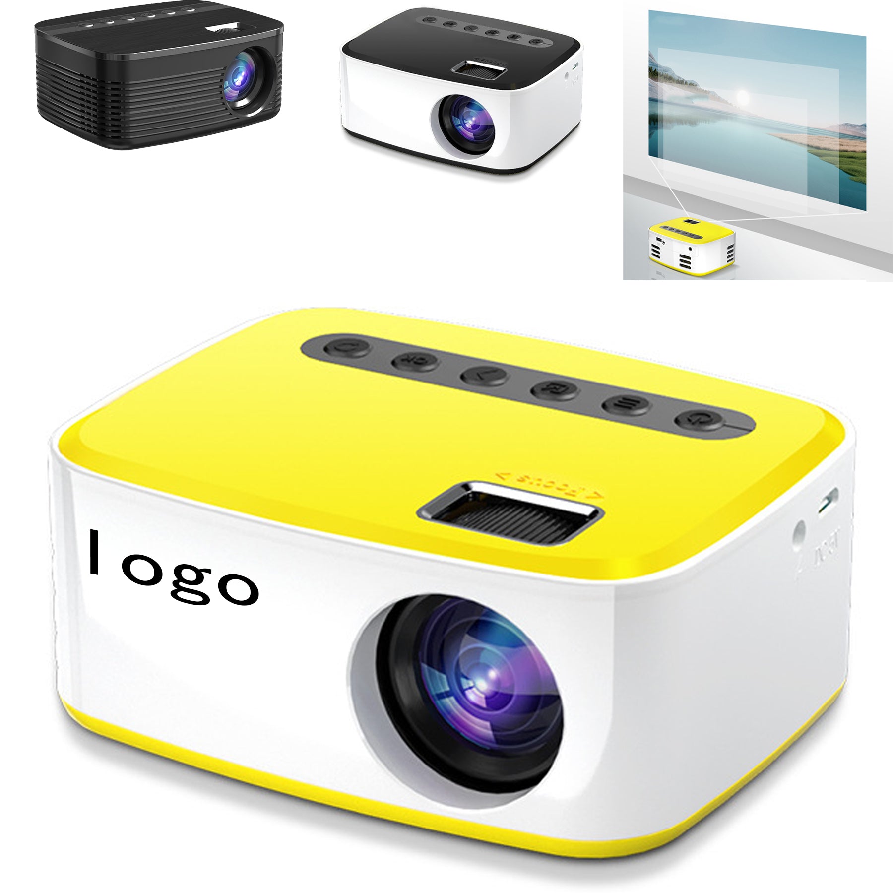 Mini LED Wireless Smart Projector