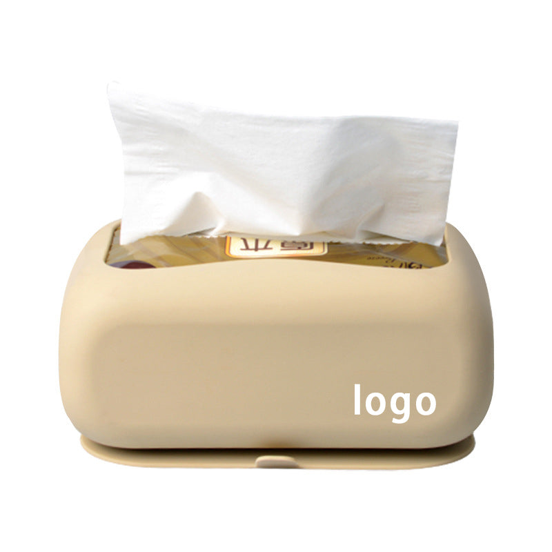Convenient Drill Free Tissue Box with Silicone Suction Cups