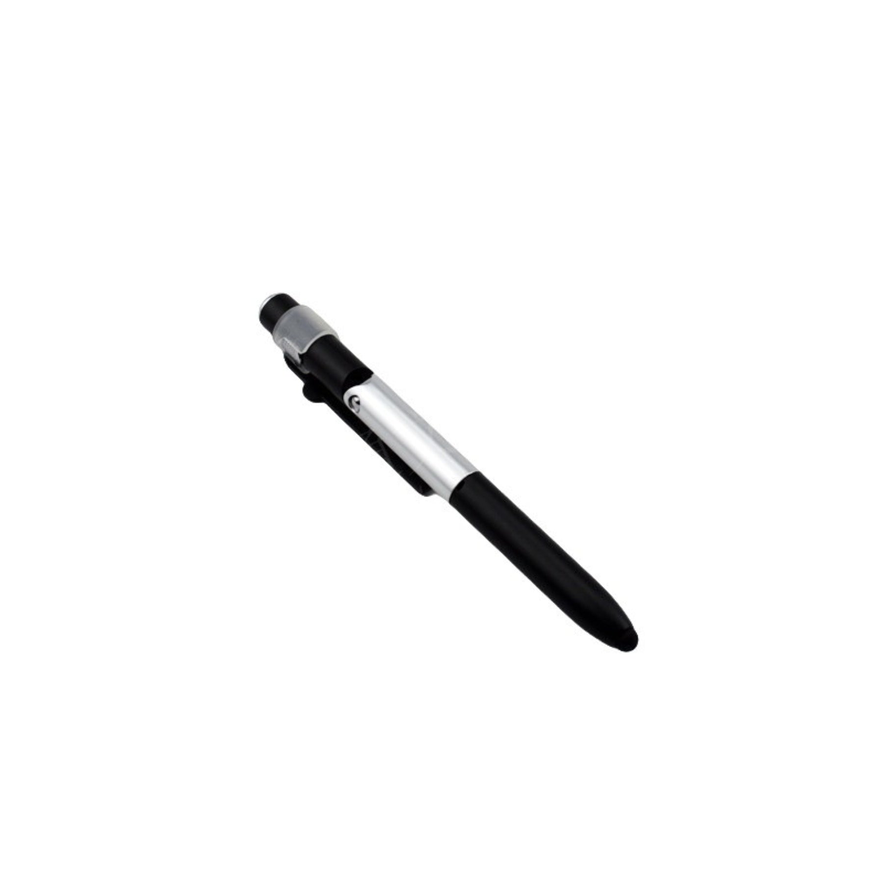 4-In-1 Abs Multifunctional Ballpoint Pen W/Led Light & Stylus & Phone Holder Stand