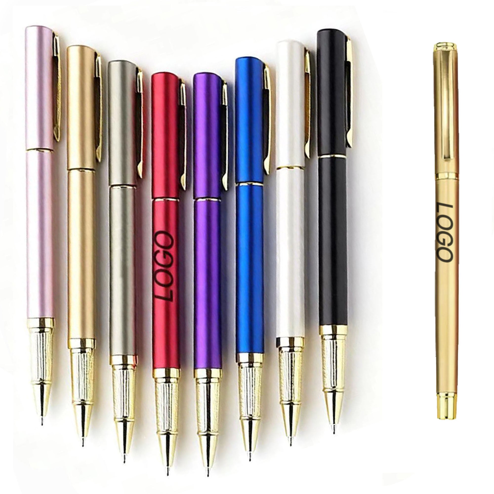 Metal Ballpoint Pen With Cap