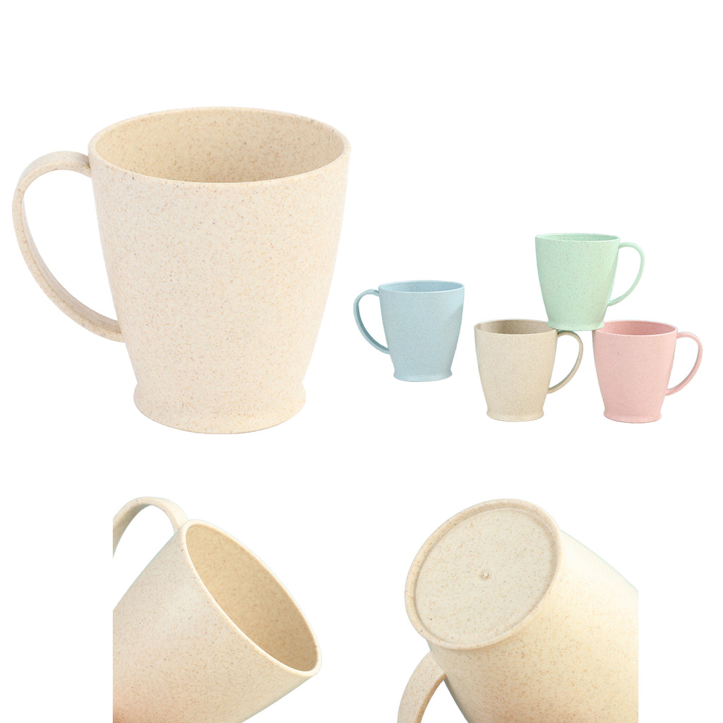 Wheat Straw Cup - Creative Handle Mouthwash Cup