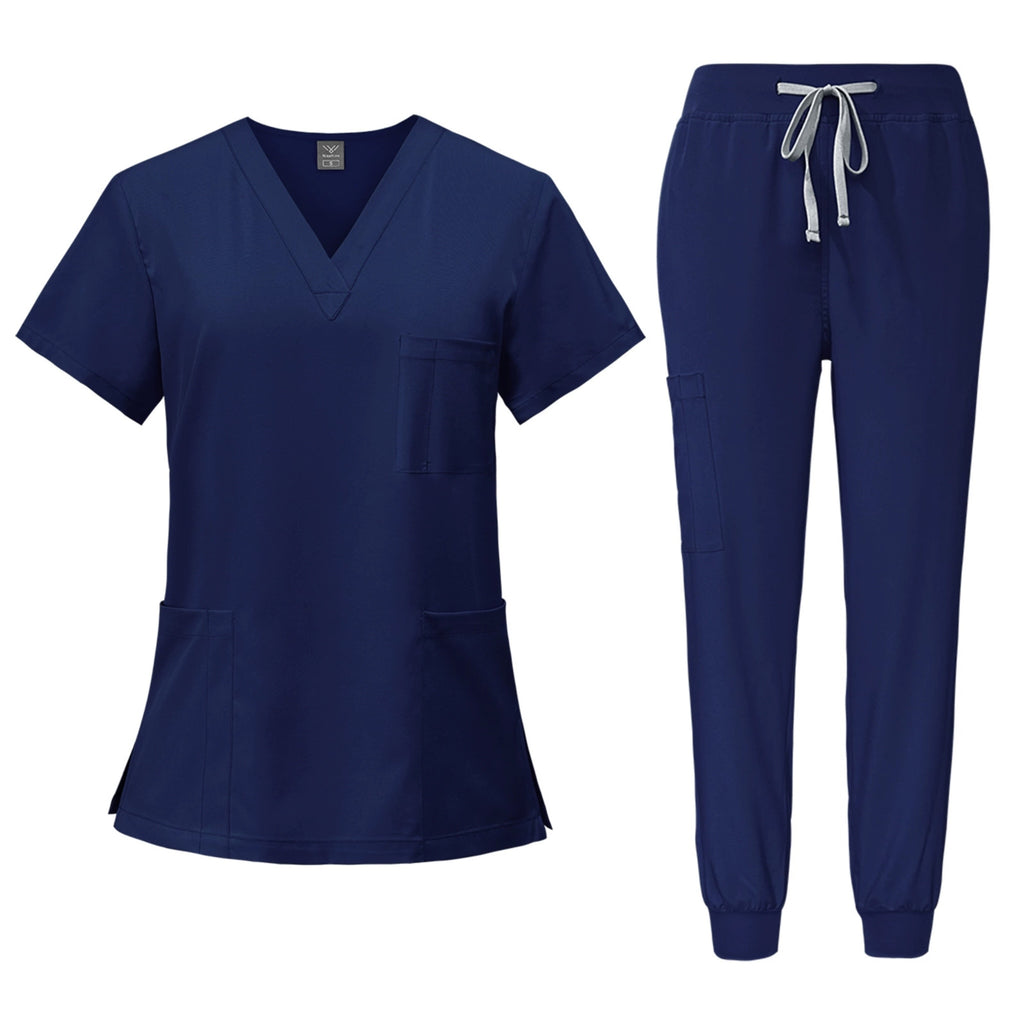 Unisex Quick-Dry Short-Sleeve Hospital Workwear Set