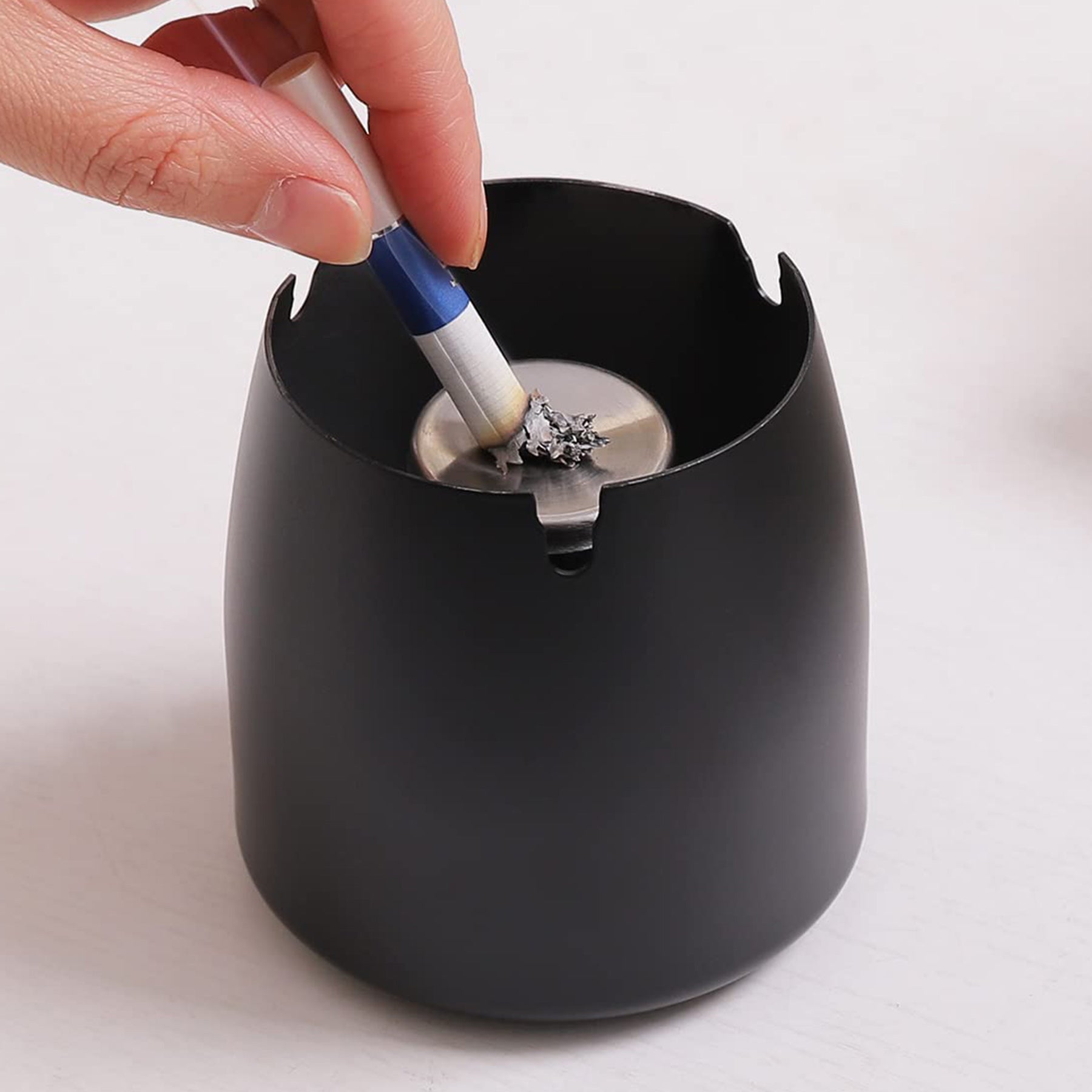 Smokeless Odorless Windproof Ashtrays With Lid