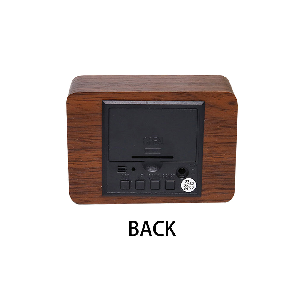 Square Wooden Clock