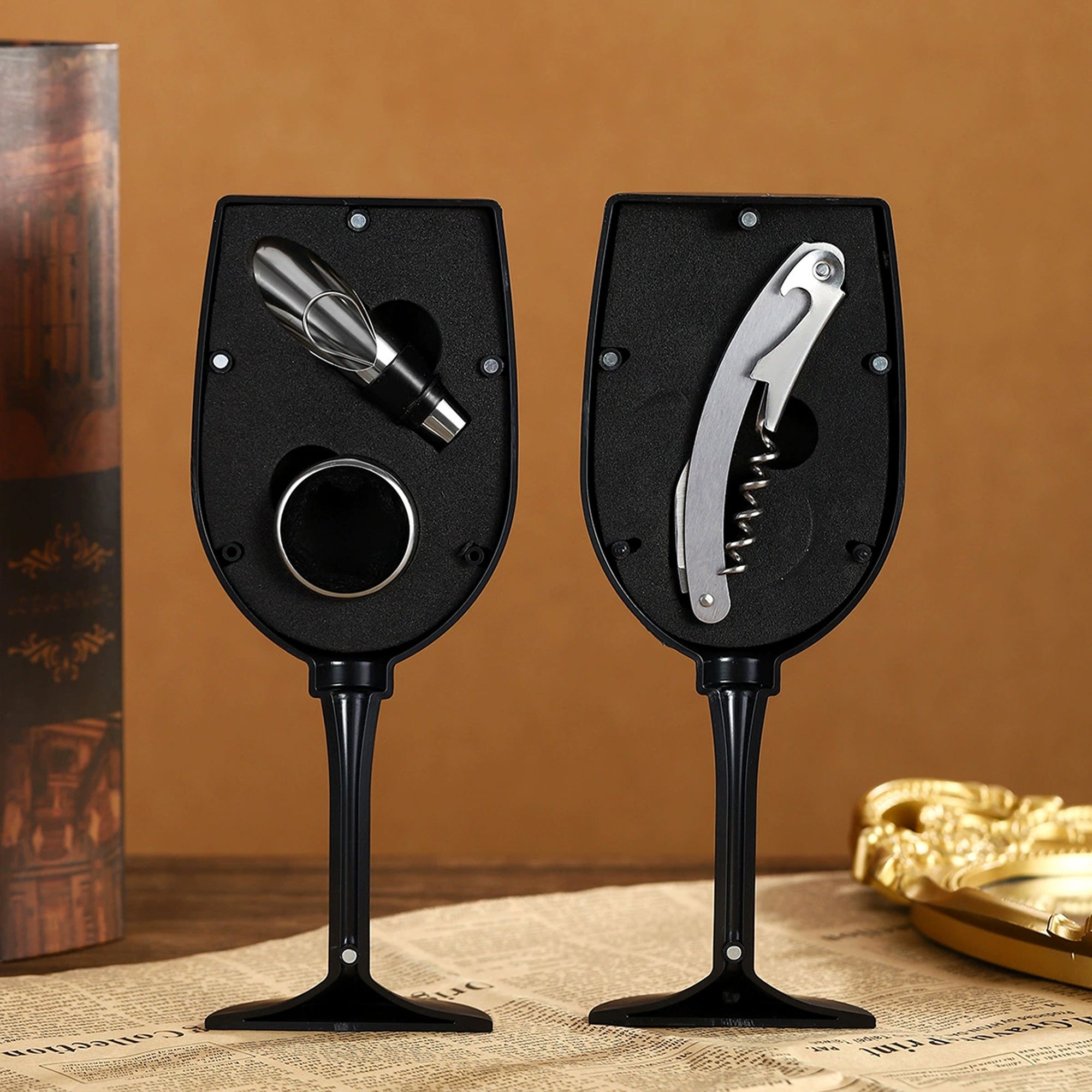 5-Piece Wine Set Corkscrew Stopper