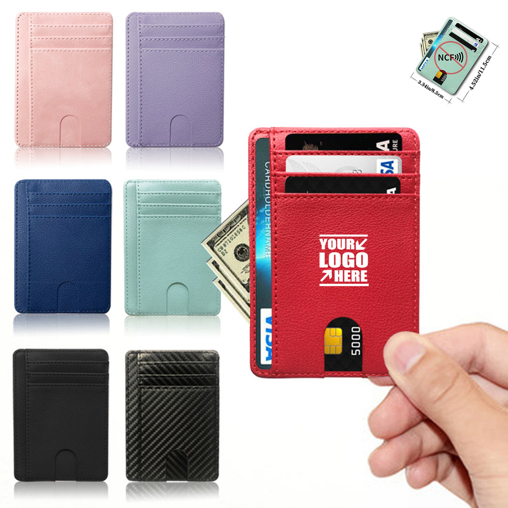 Multi-Card Portable Pu Anti-Magnetic Rfid Card Holder