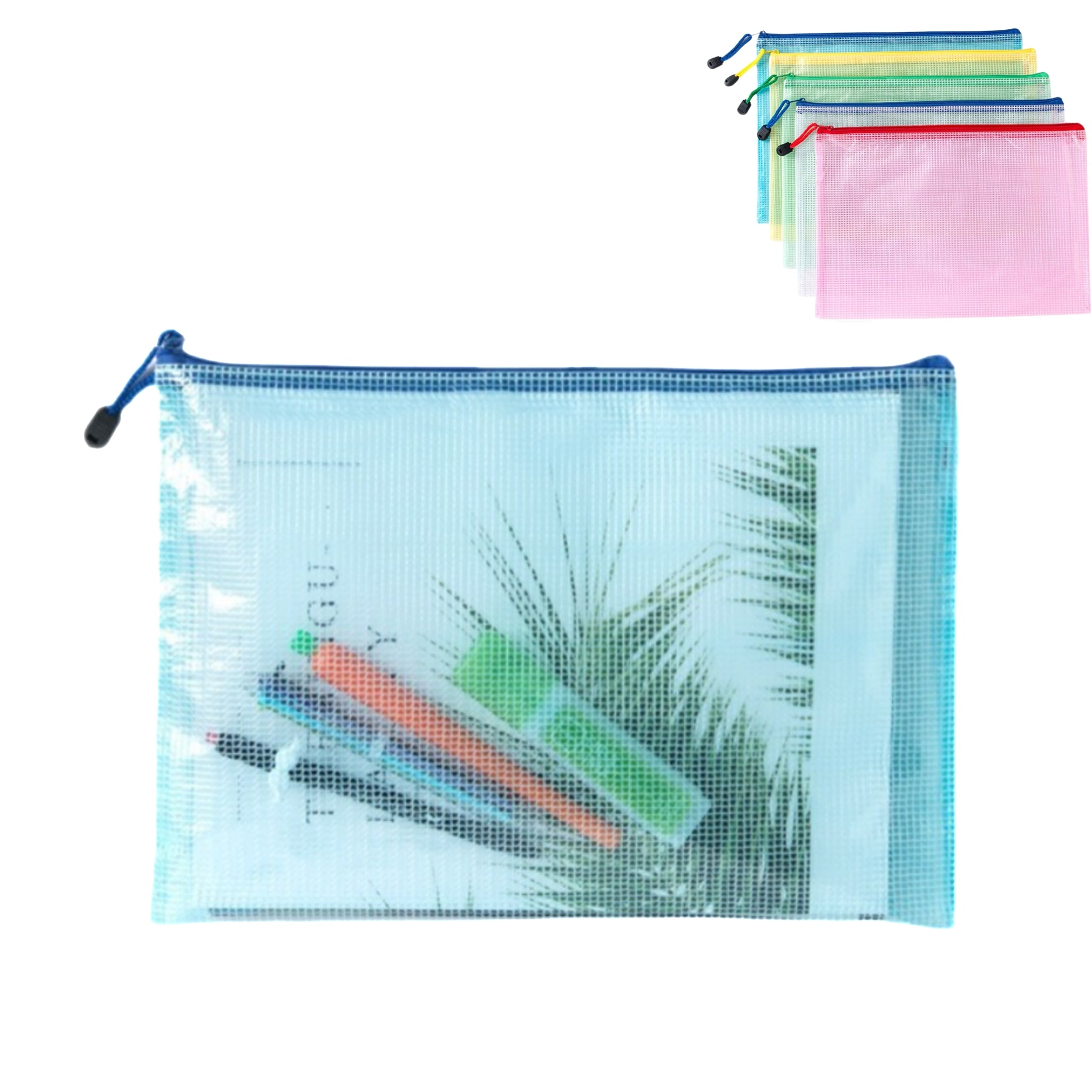 See Through Zippered Pouch