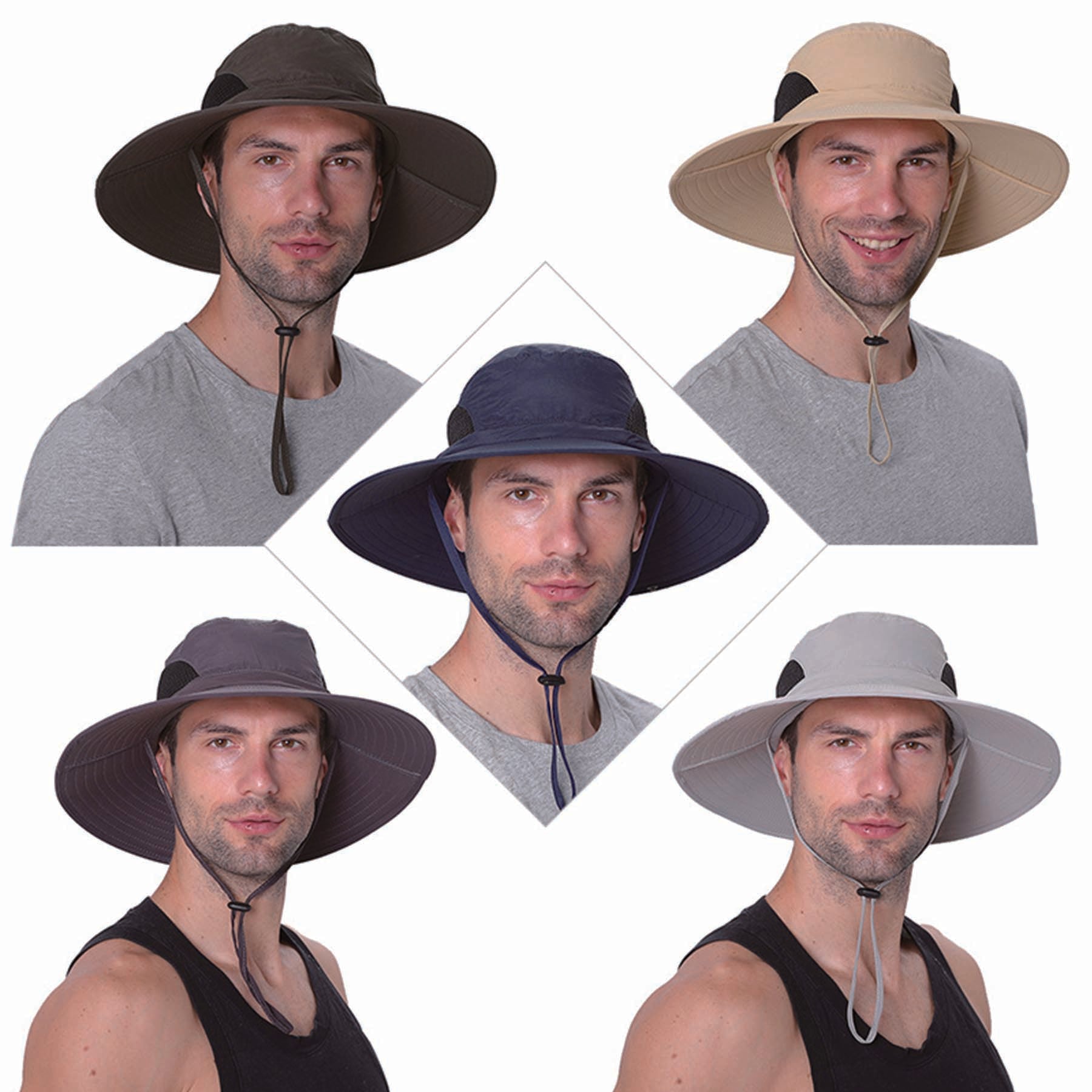Waterproof Wide Brim Boonie Hat