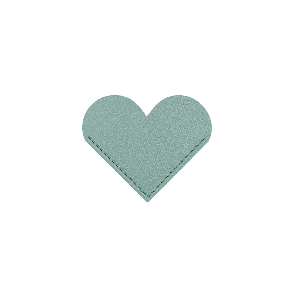 Leather Heart-Shaped Bookmark-Elegant Page Marker