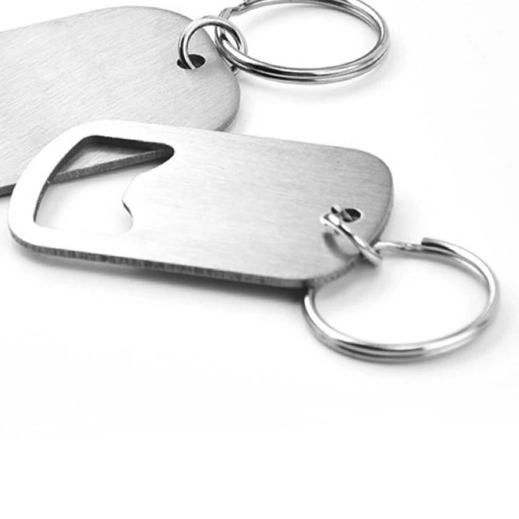 Stainless Steel Bottle Opener Keychain