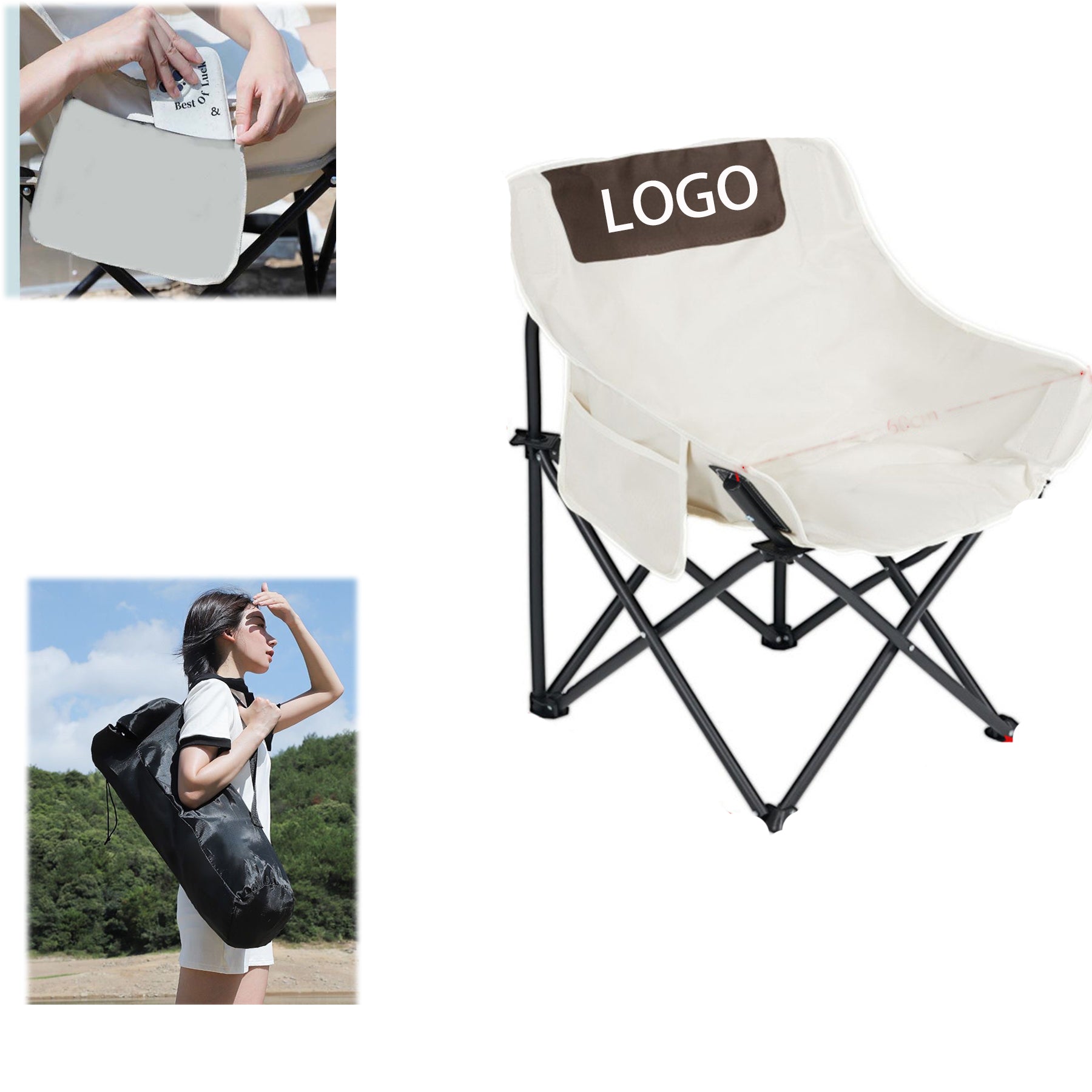 Outdoor Folding Picnic Camping Waterproof Portable Beach Chair