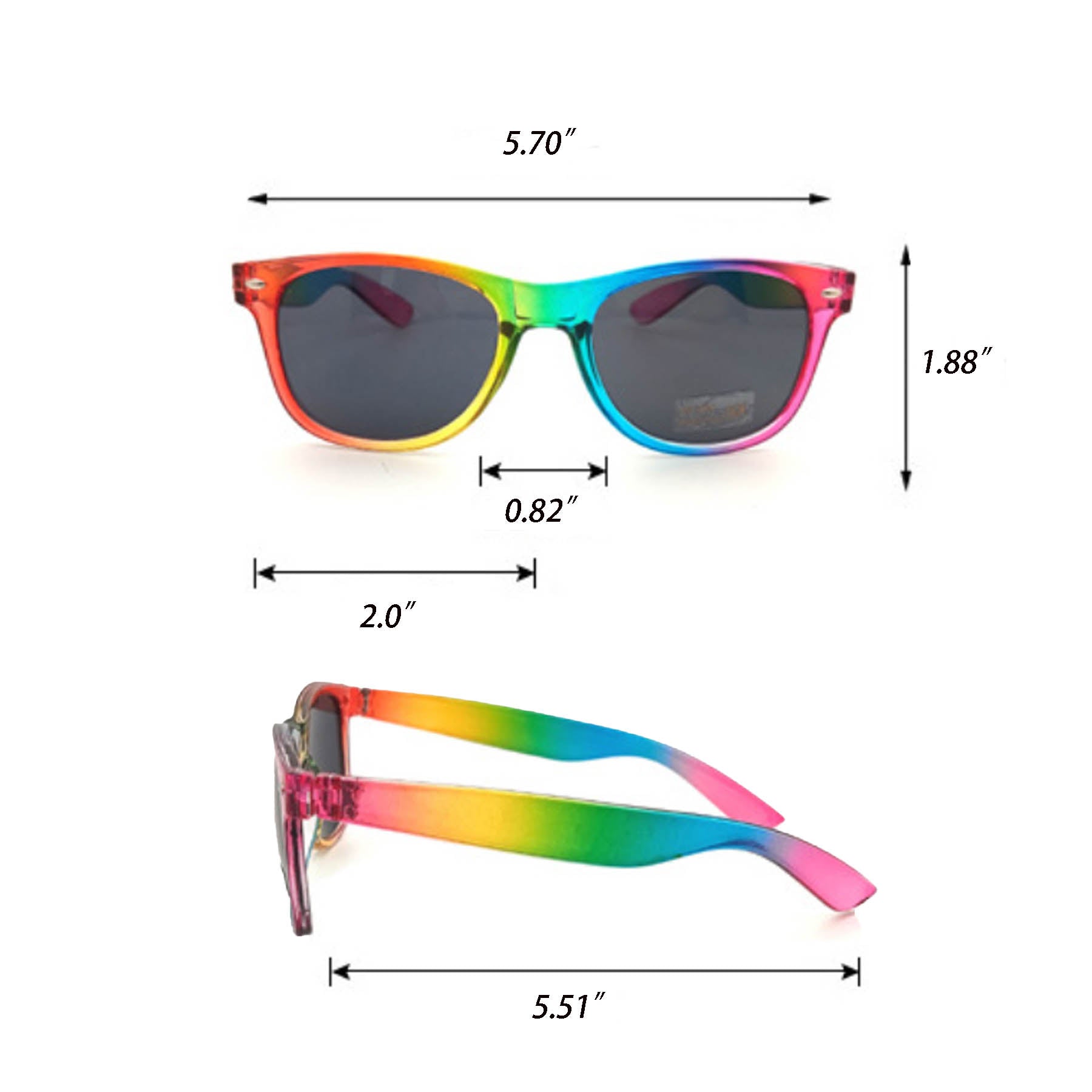 Rainbow Malibu Sunglasses