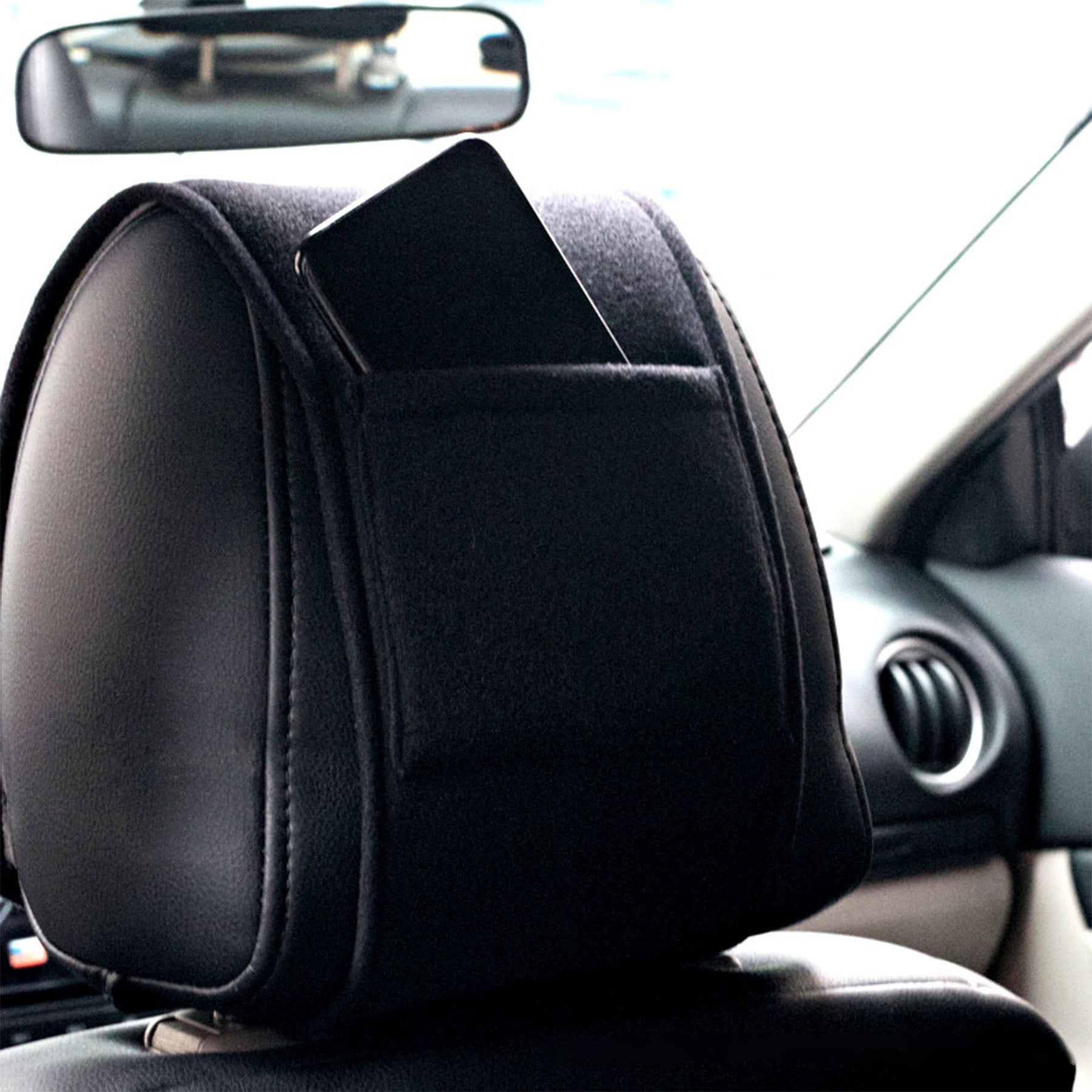 Embroidered Car Pillow Cover