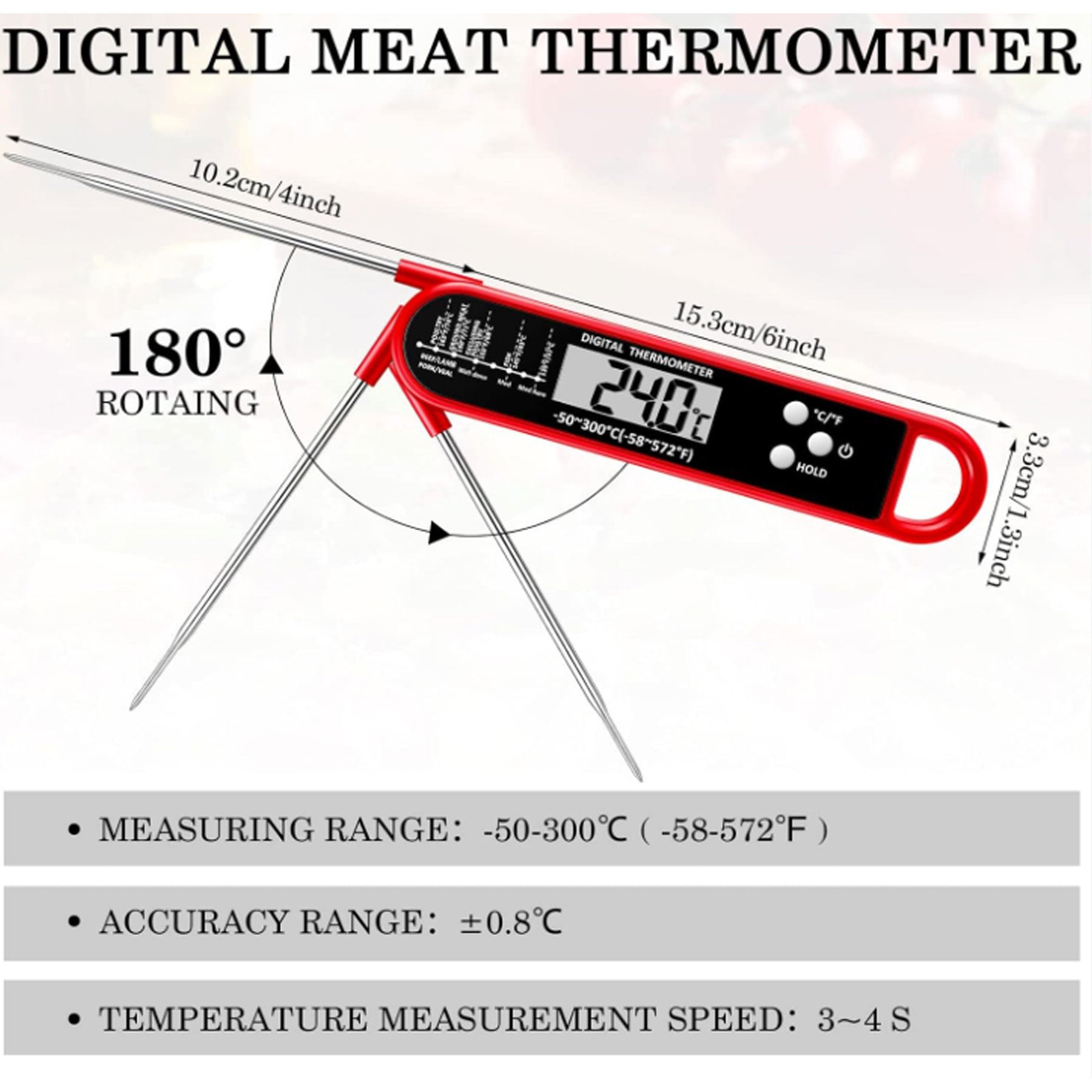 Digital Kitchen And Grill Thermometer