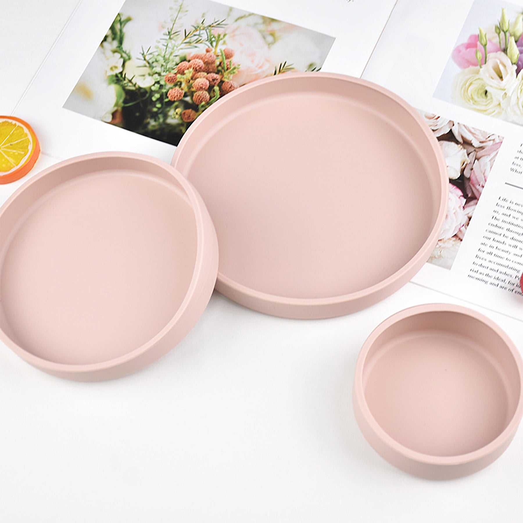 Silicone Snack Plate Set
