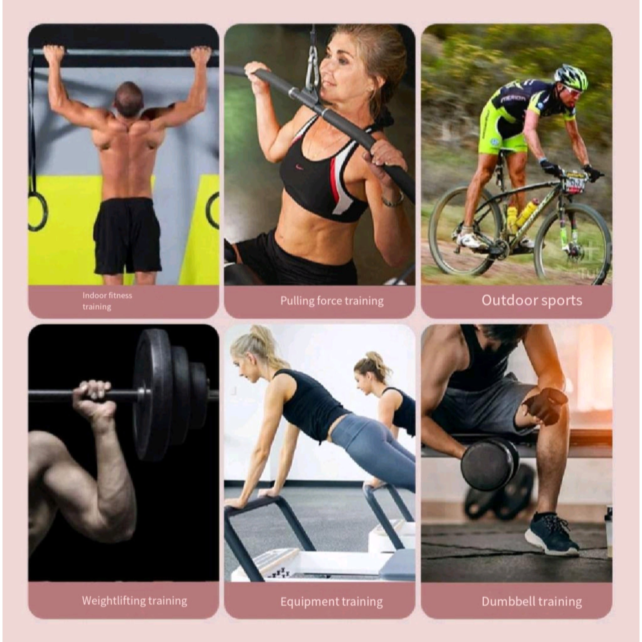 Unisex Fingerless Workout Gloves Non Slip UV Protection
