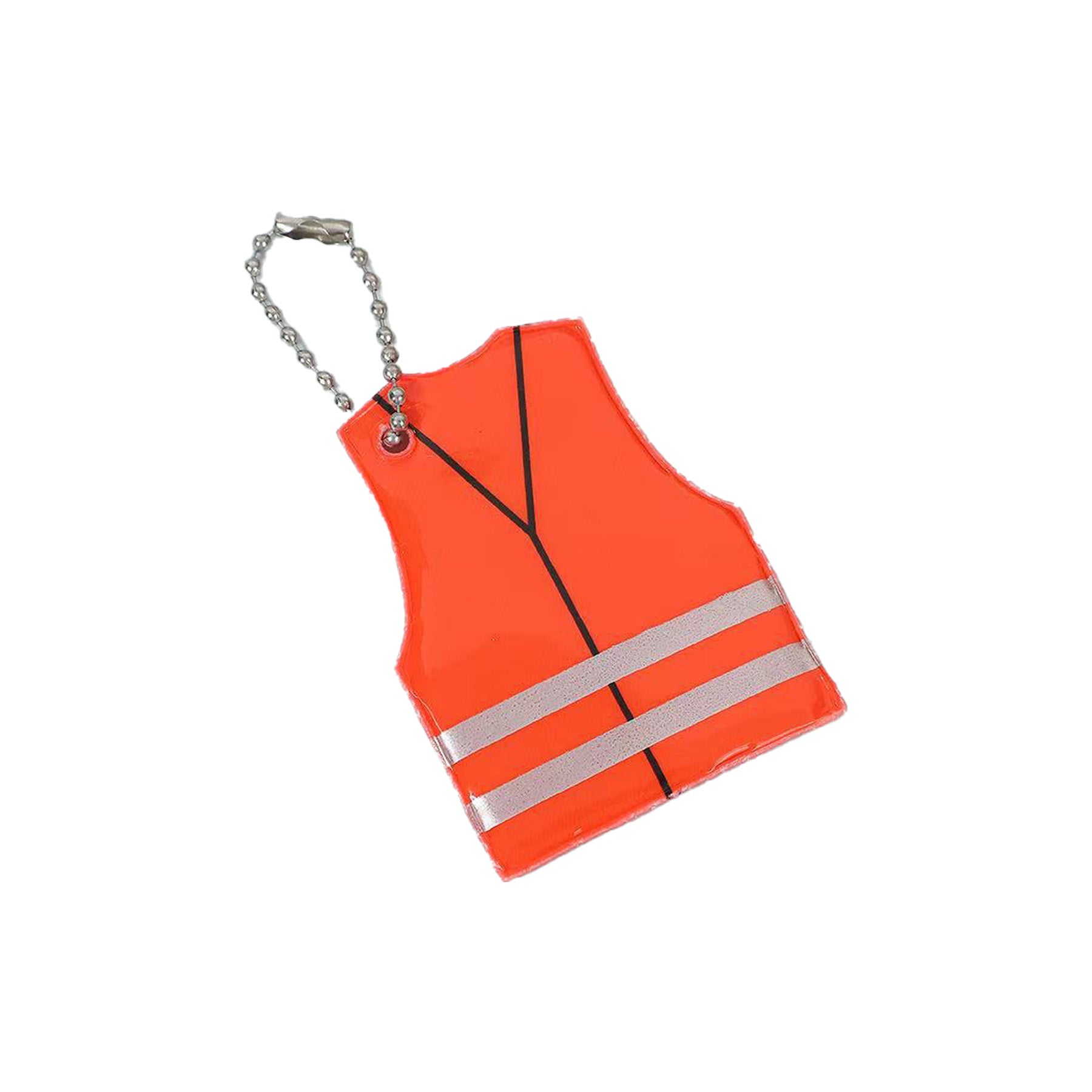 Custom Reflective Safety Vest Keytag