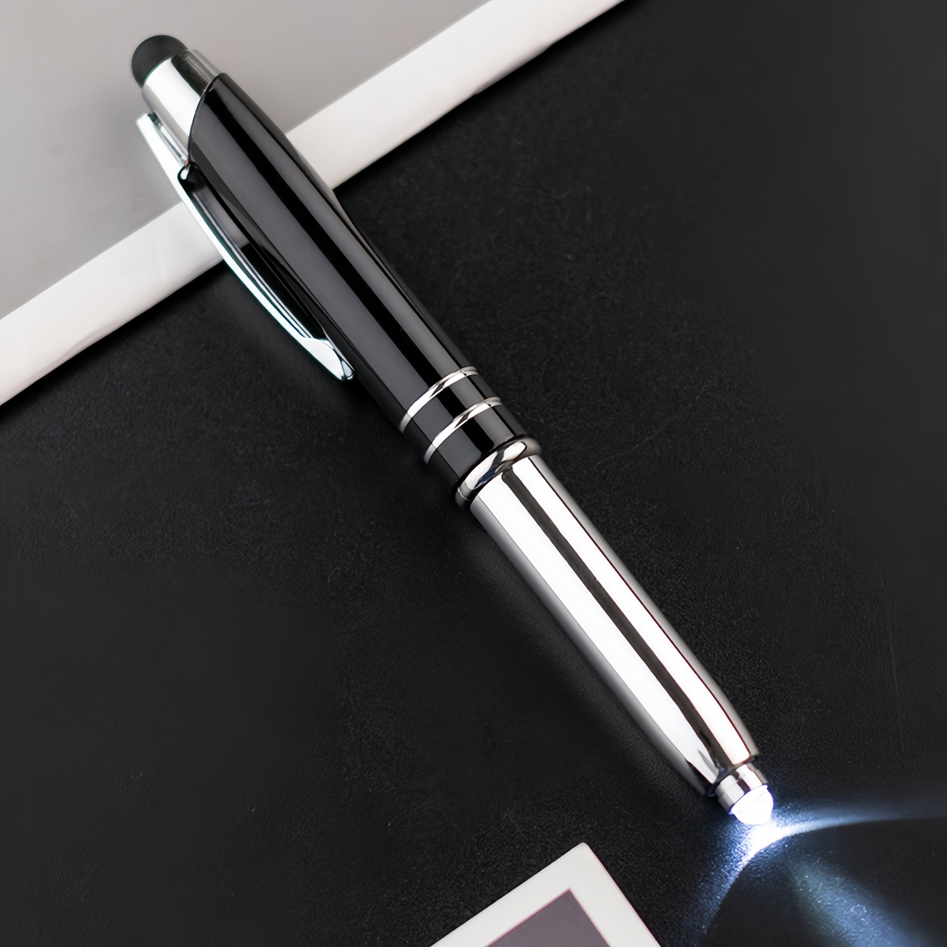 Touchscreen Pen With Led Flashlight