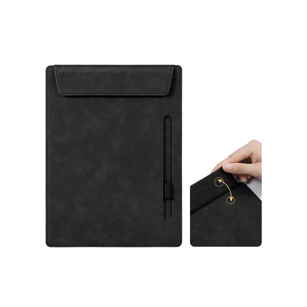 Leather A4 Conference Padfolio With Pen Holde