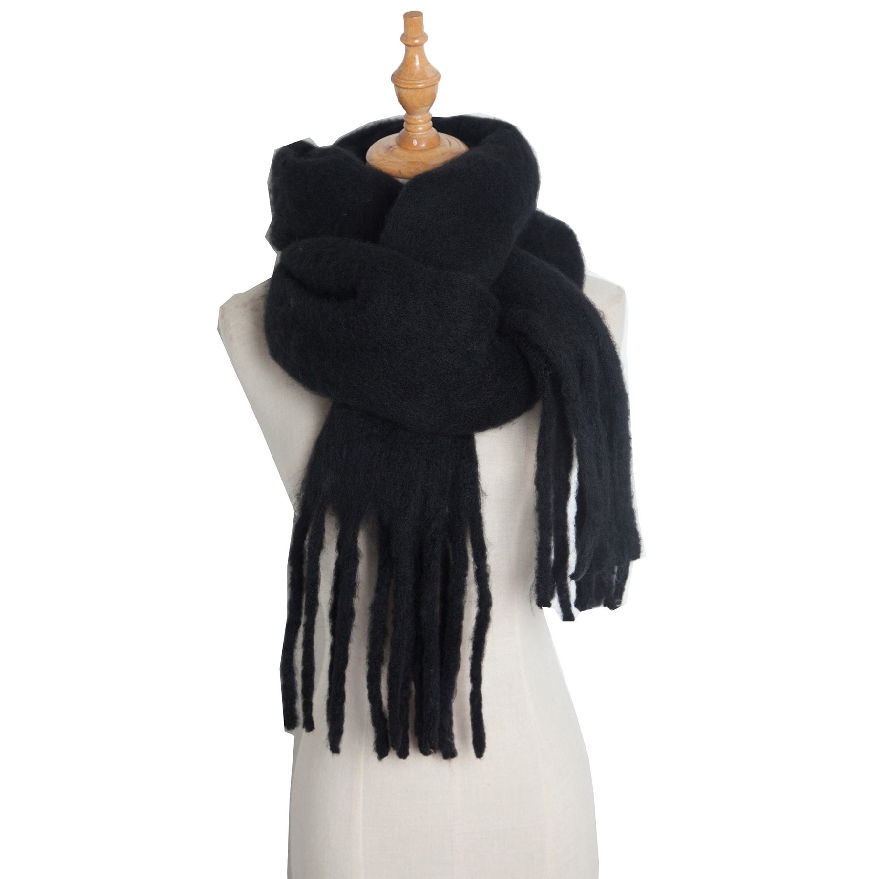 Thick Solid Color Shawl Scarf