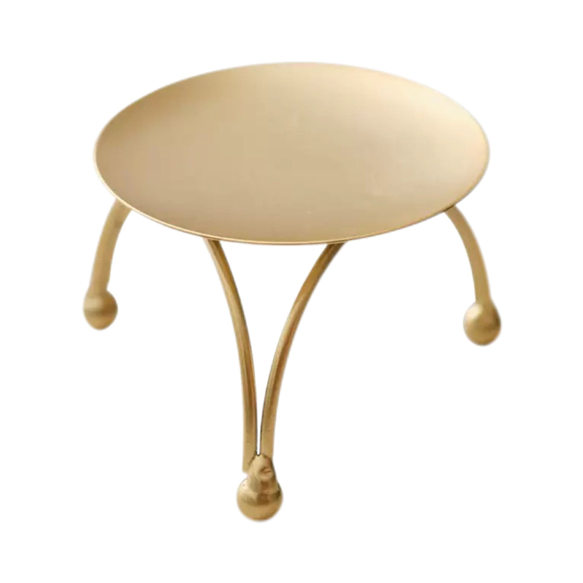 Long Legs Iron Aromatherapy Candle Tray Gold Candle Holder