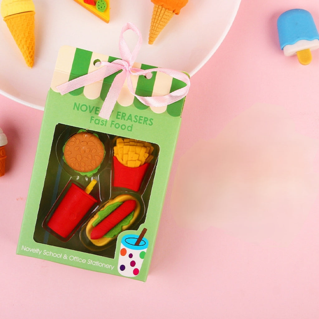 Dessert Themed Eraser Set