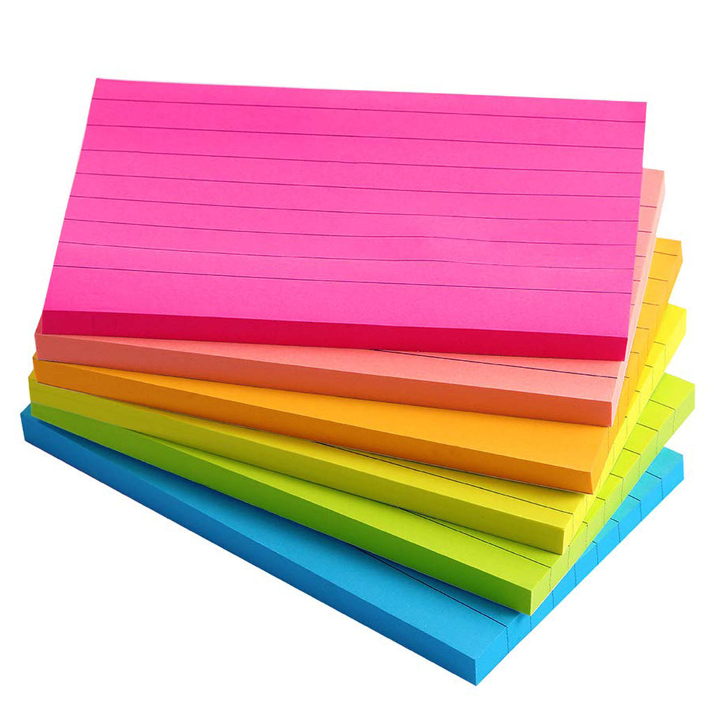 Bright Ruled Post Stickies