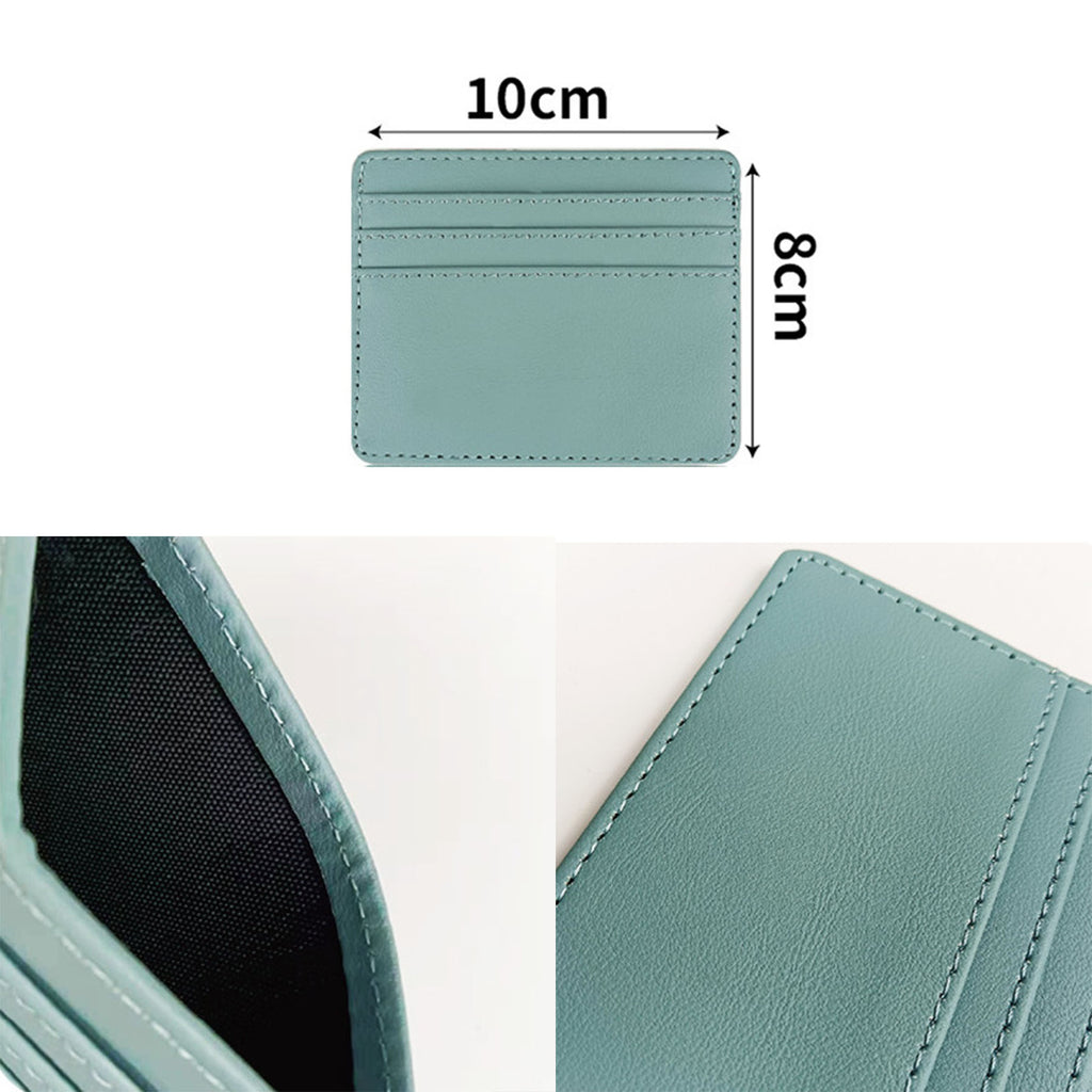 Slim Leather Credit Card Wallet
