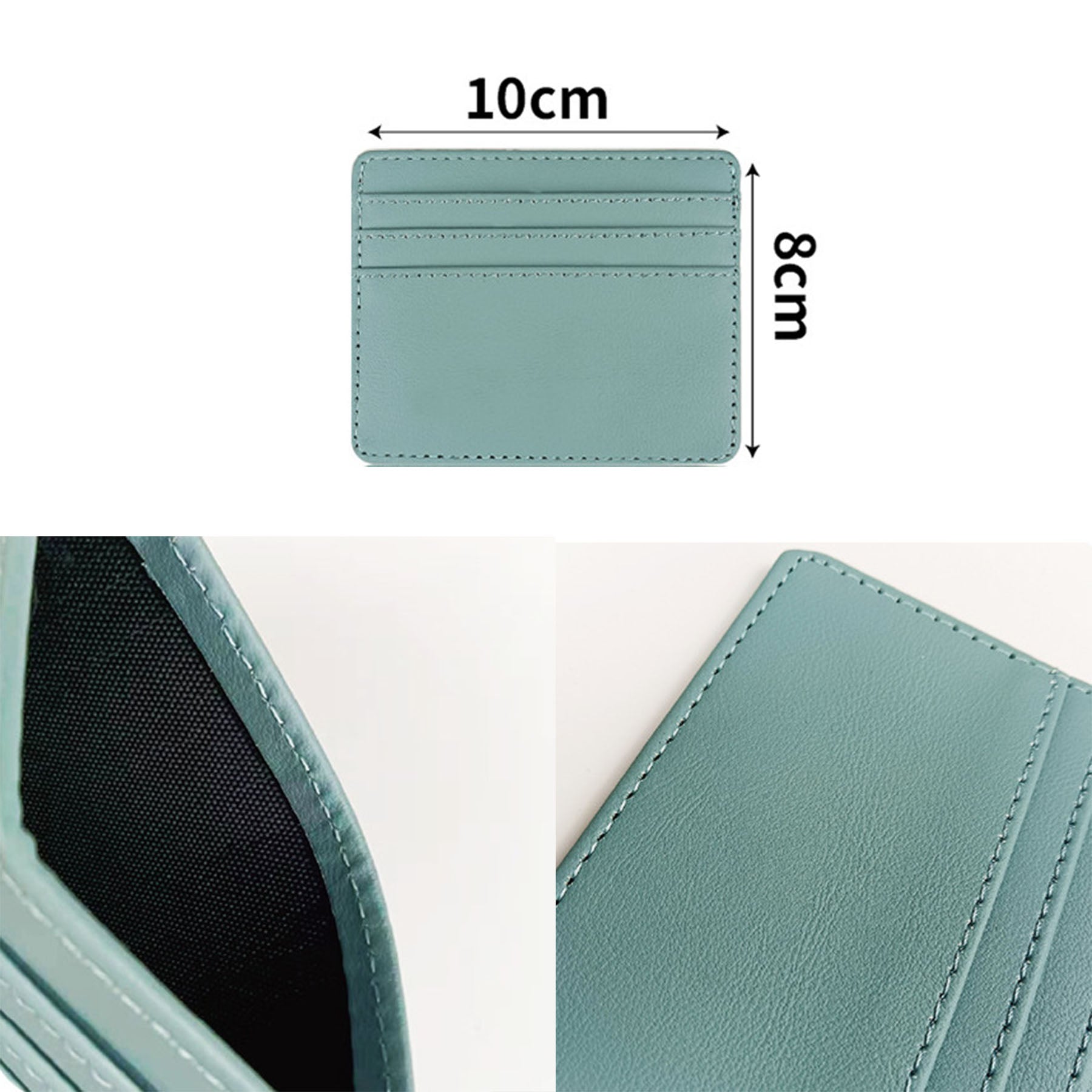 Slim Leather Credit Card Wallet