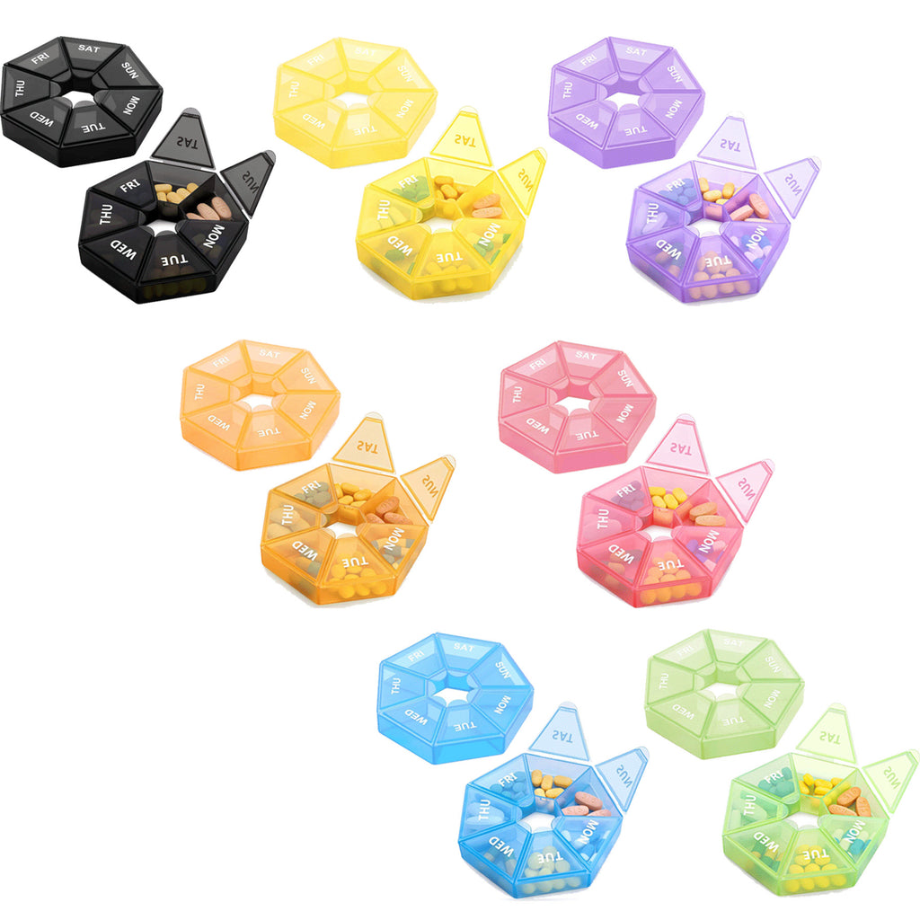 Travel Pill Box Dispenser