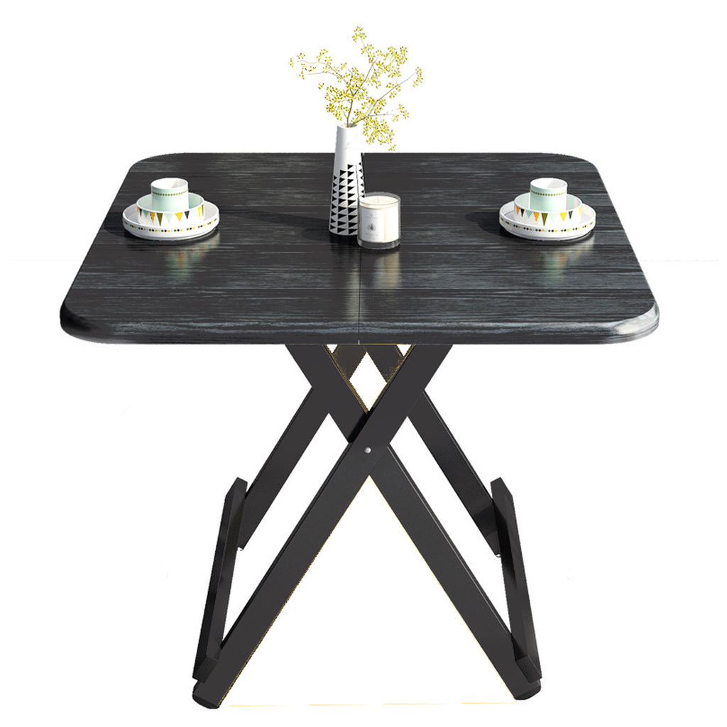 Wood Grain Folding Square Table