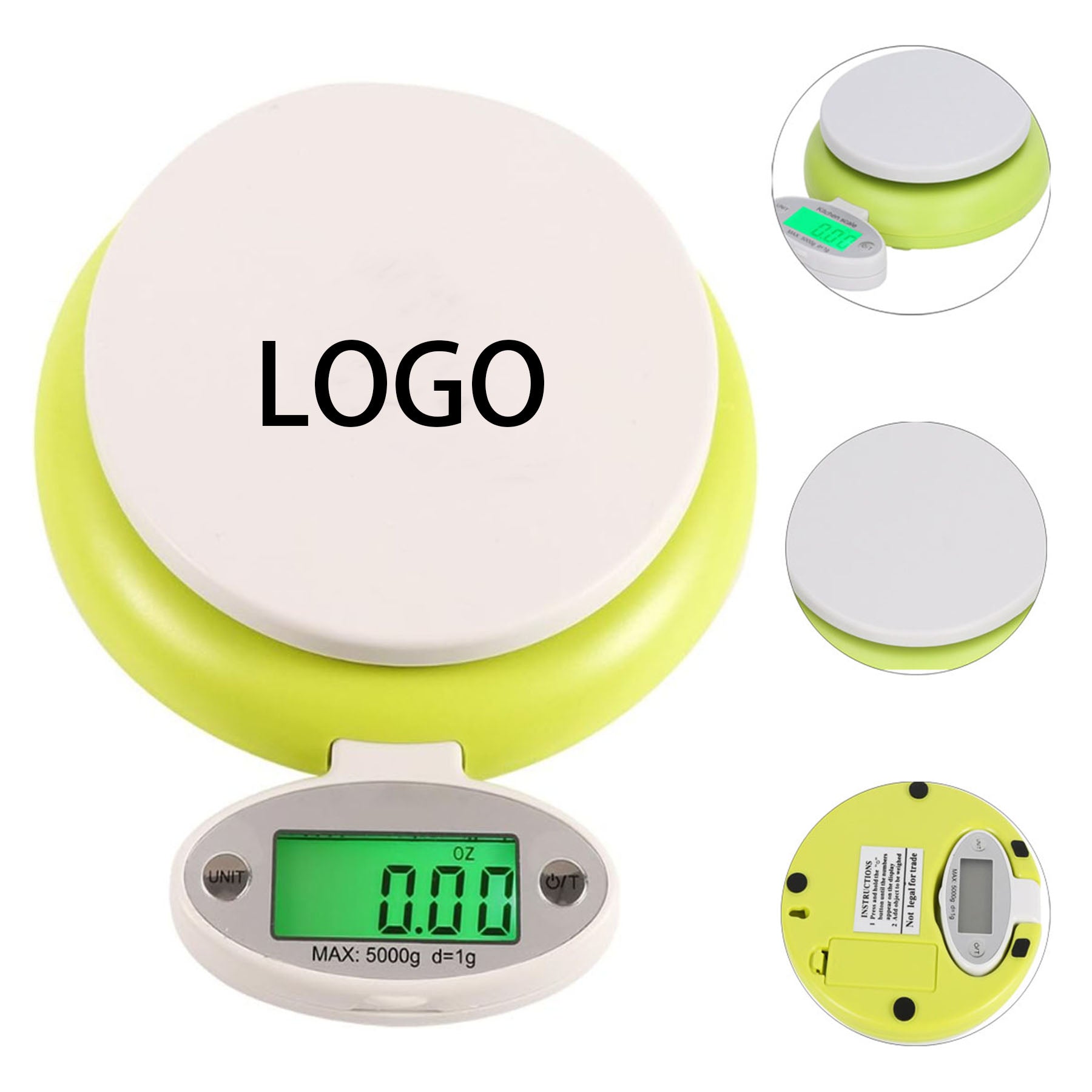 Foldable Energy Saving Electronic Digital Kitchen Food Scale
