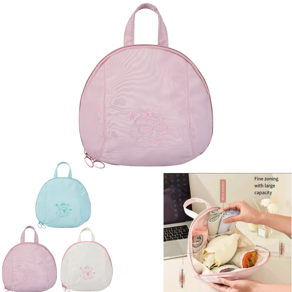 Dome Bra Organizer Travel Portable Divided Compartment