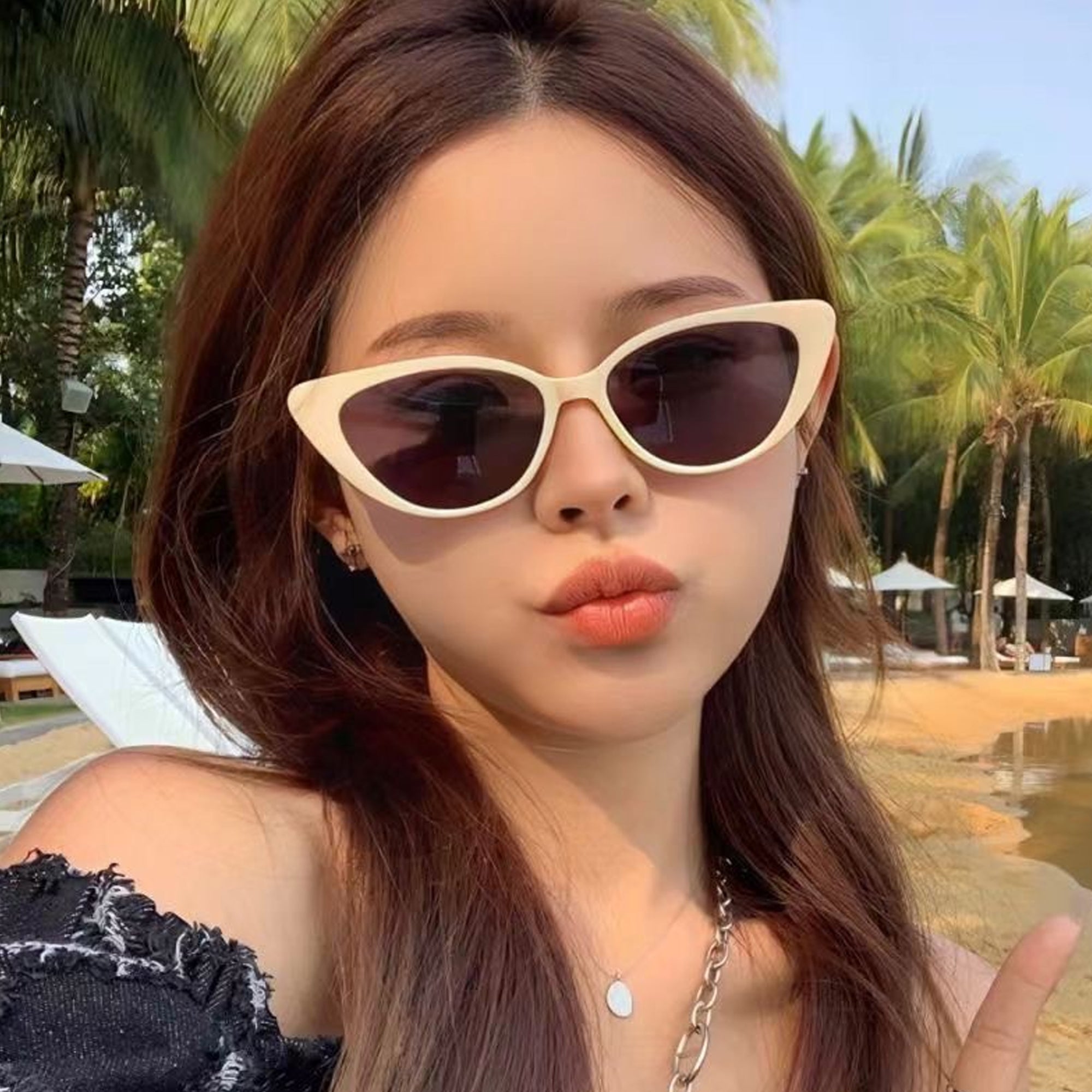 Cat Eye Sunglasses Uv Protective