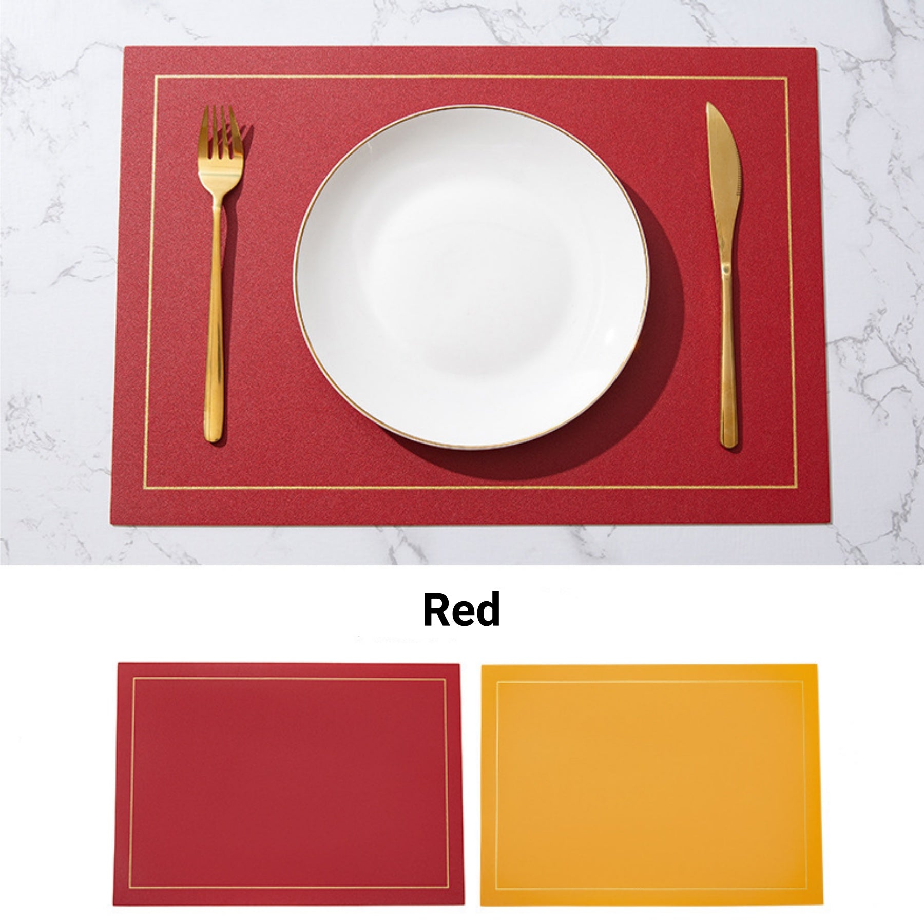 Square Double-Color Double-Sided Placemat