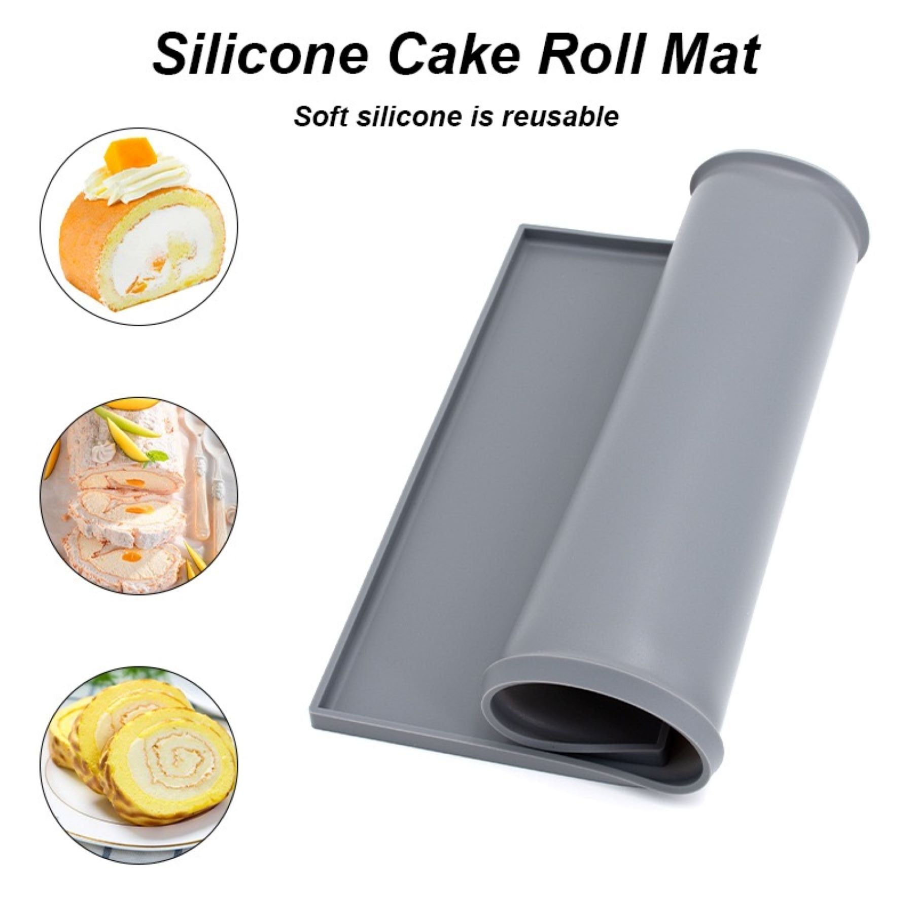 Silicone Swiss Roll Pad