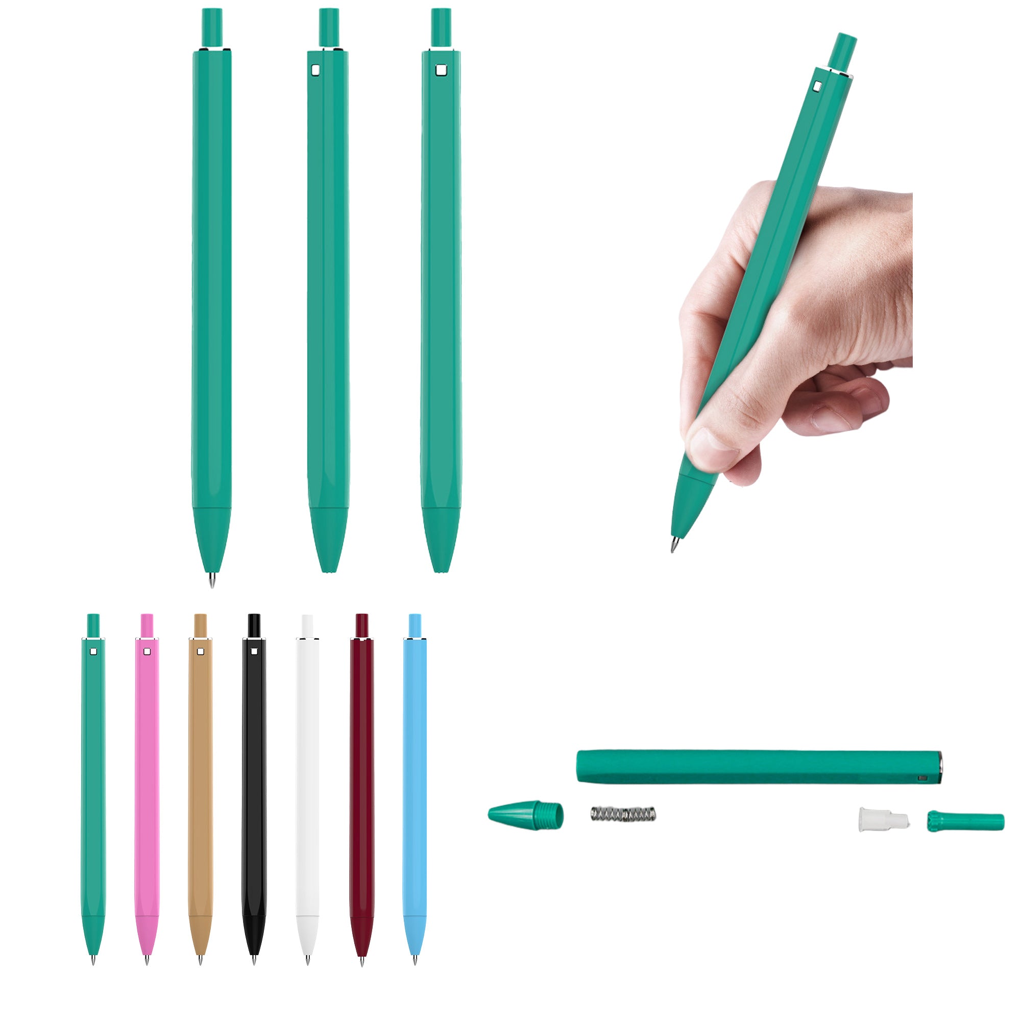Click Ballpoint Pen - Business/Student Use, Logo Printable