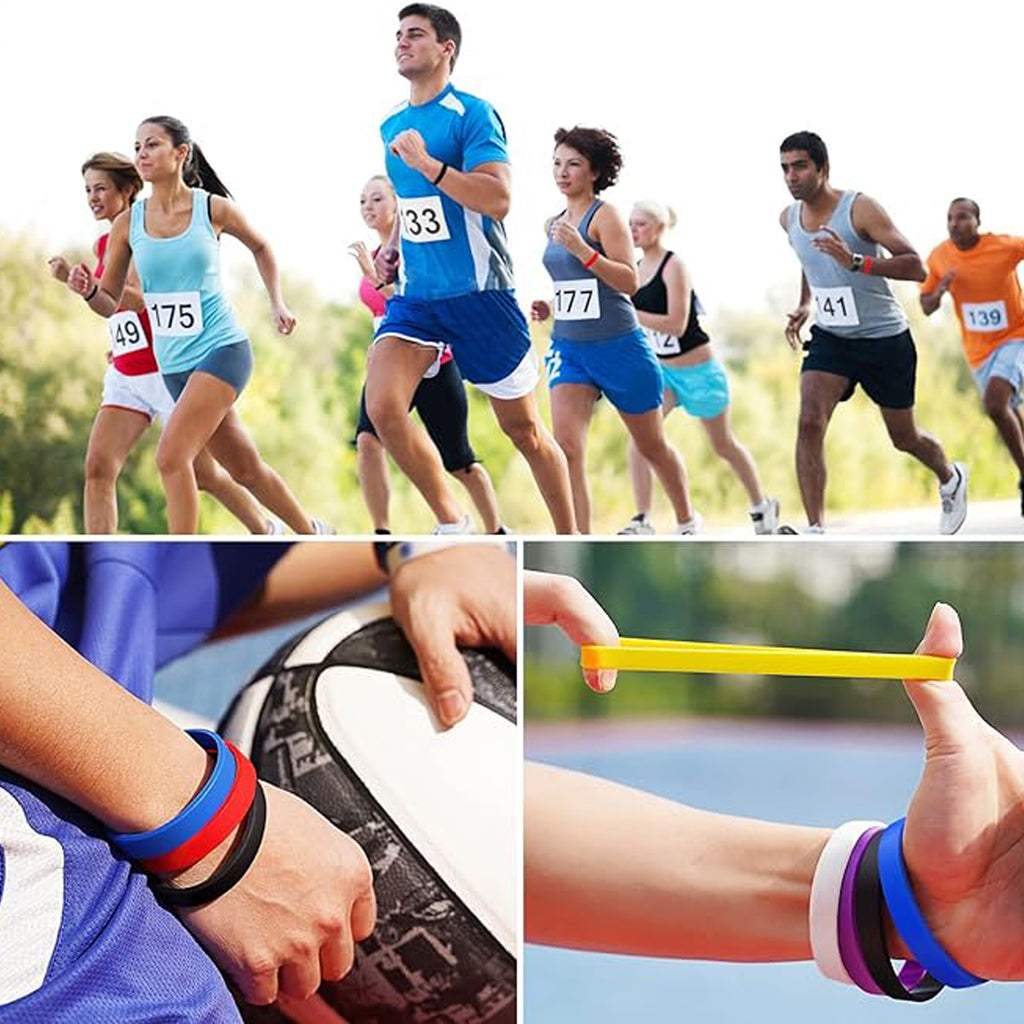 Colored Silicone Wristbands