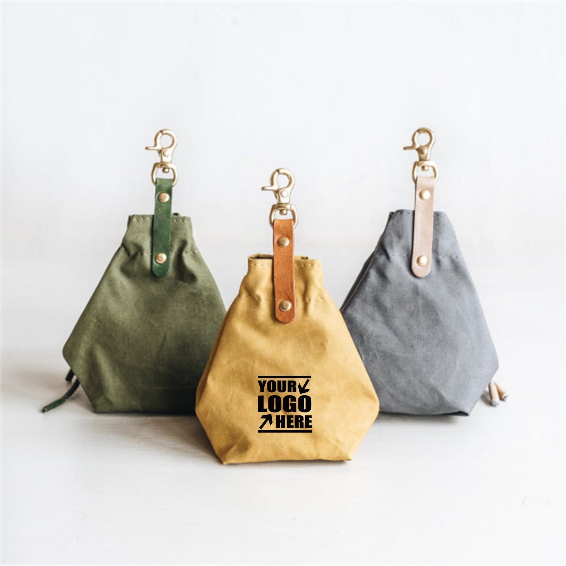 Canvas Pet Treat Bag Dog Training Pouch