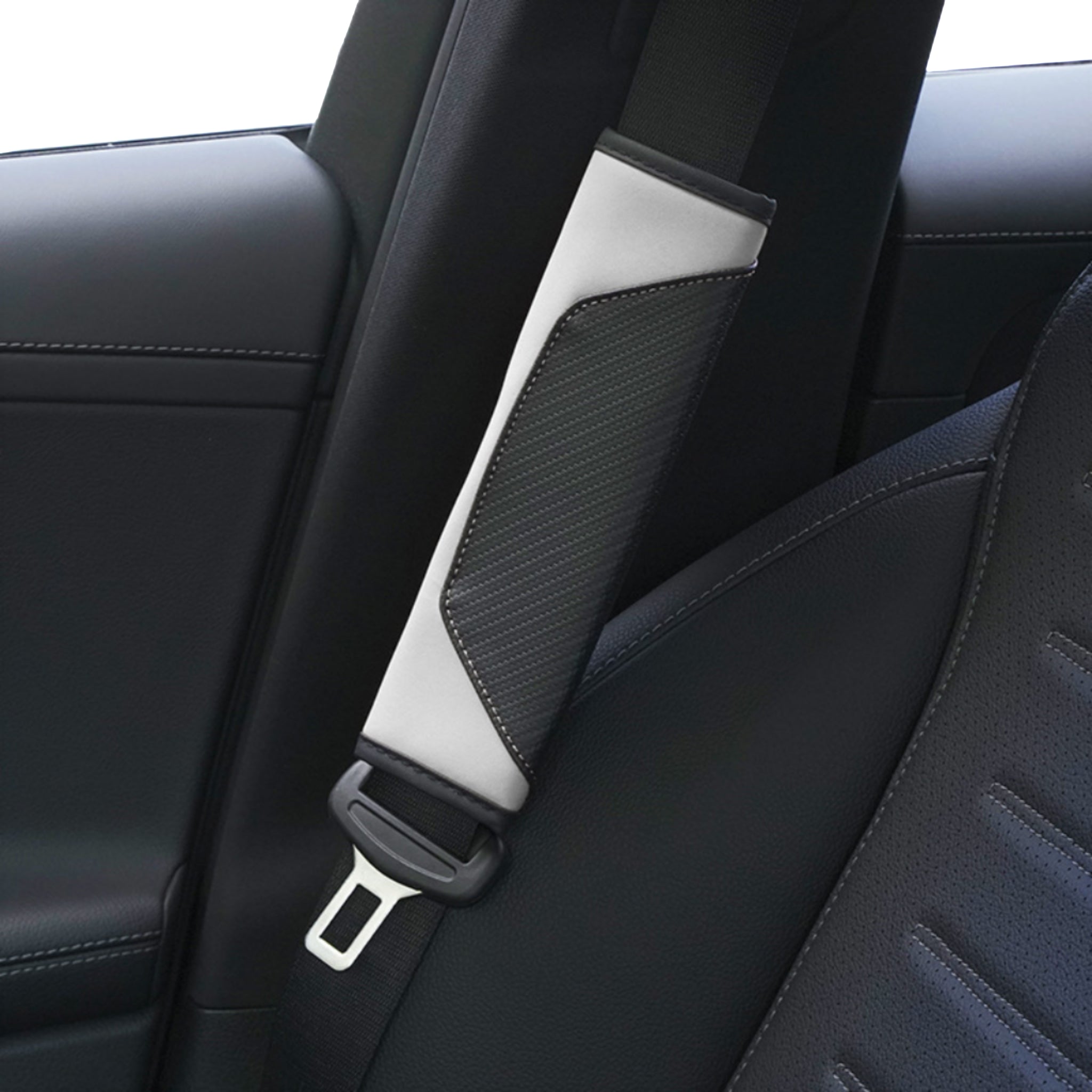 Leather Car Seat Belt Cover