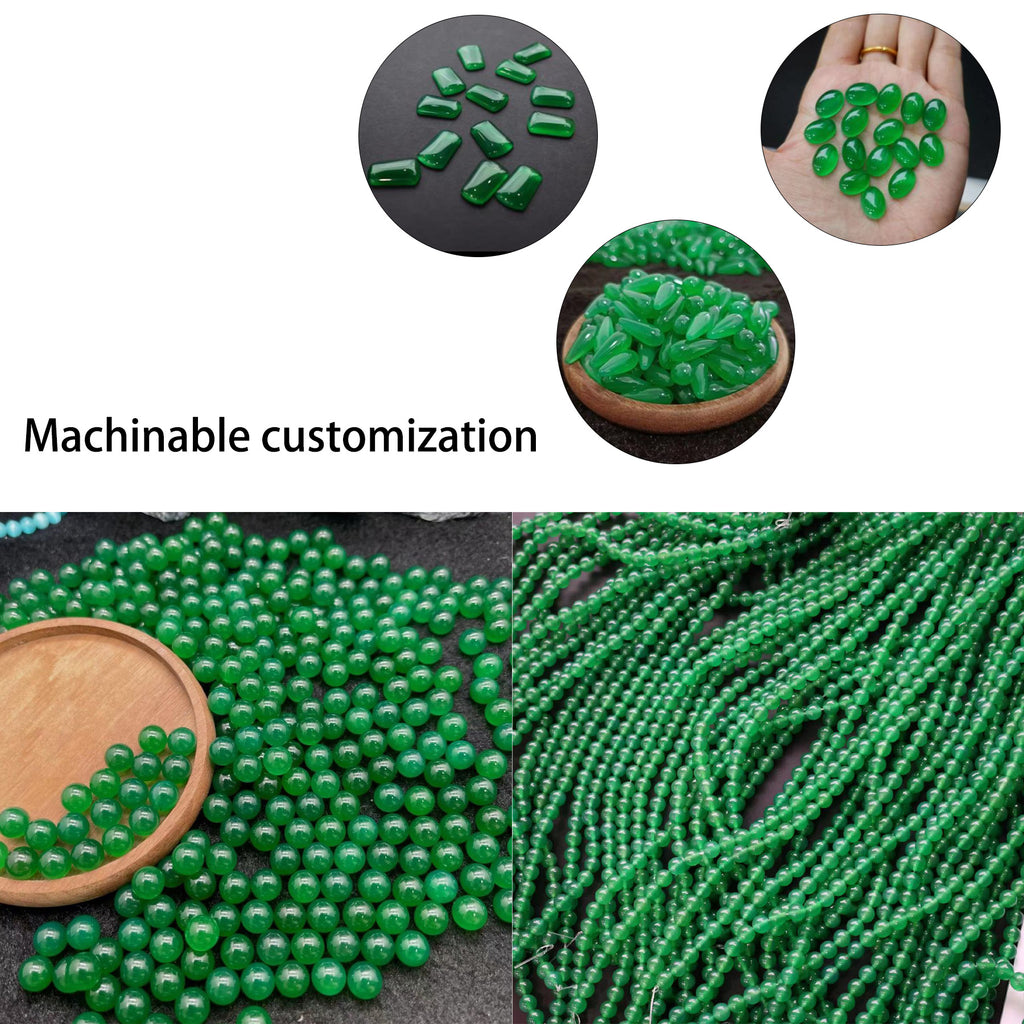 Round Green Beads