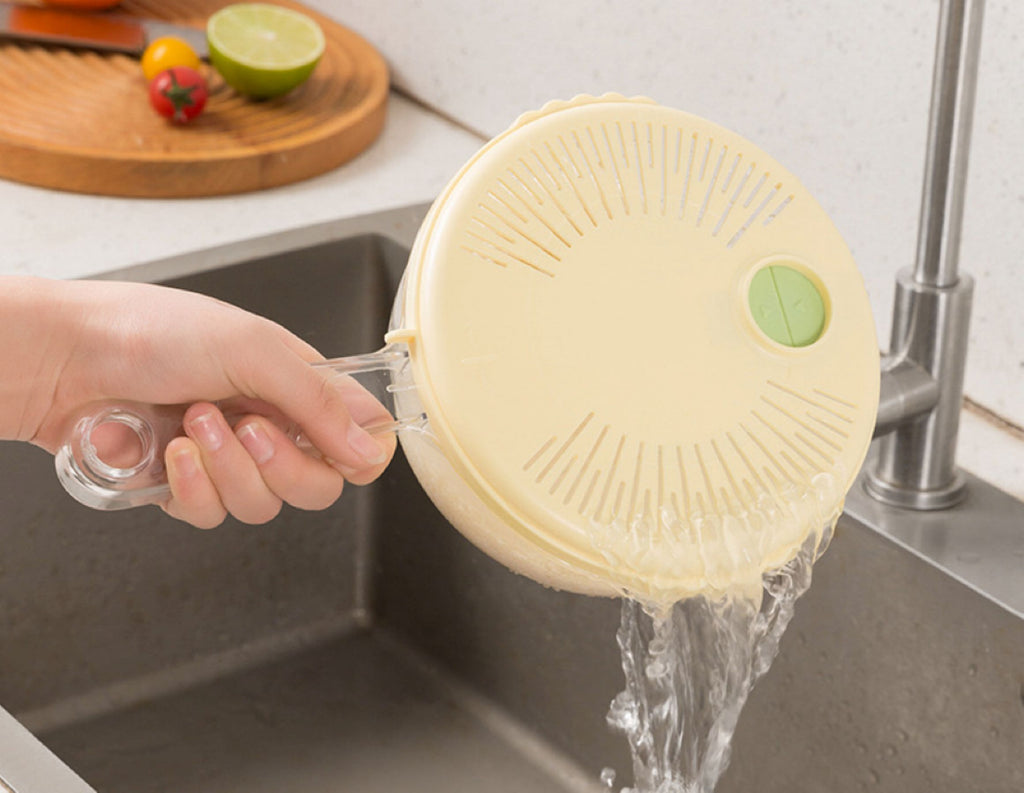 Household Rice Washing Basket