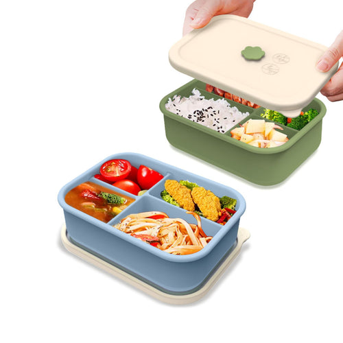 4 - Section Silicone Bento Container