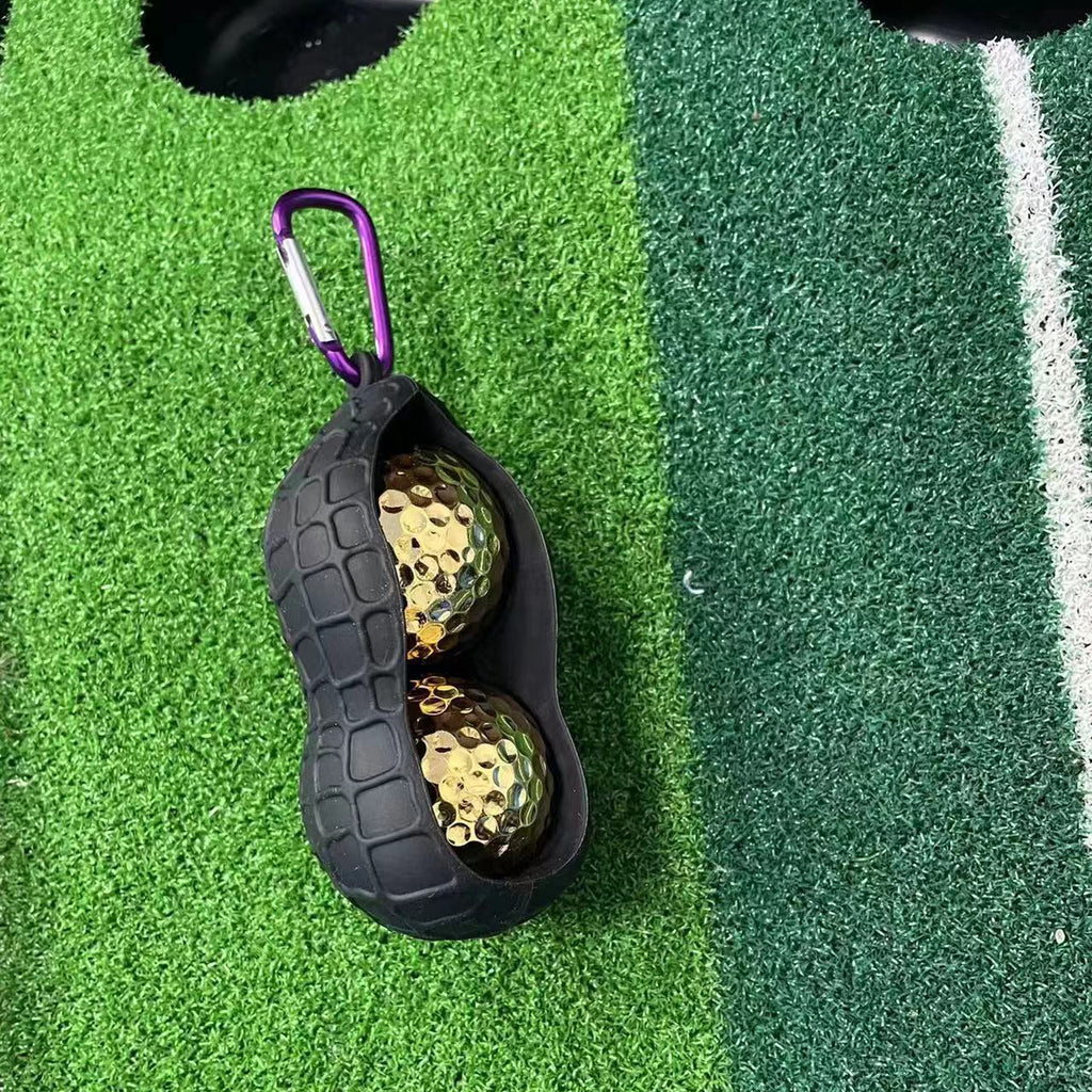2-Pack Peanut Shape Golf Ball Organizer Protective Case