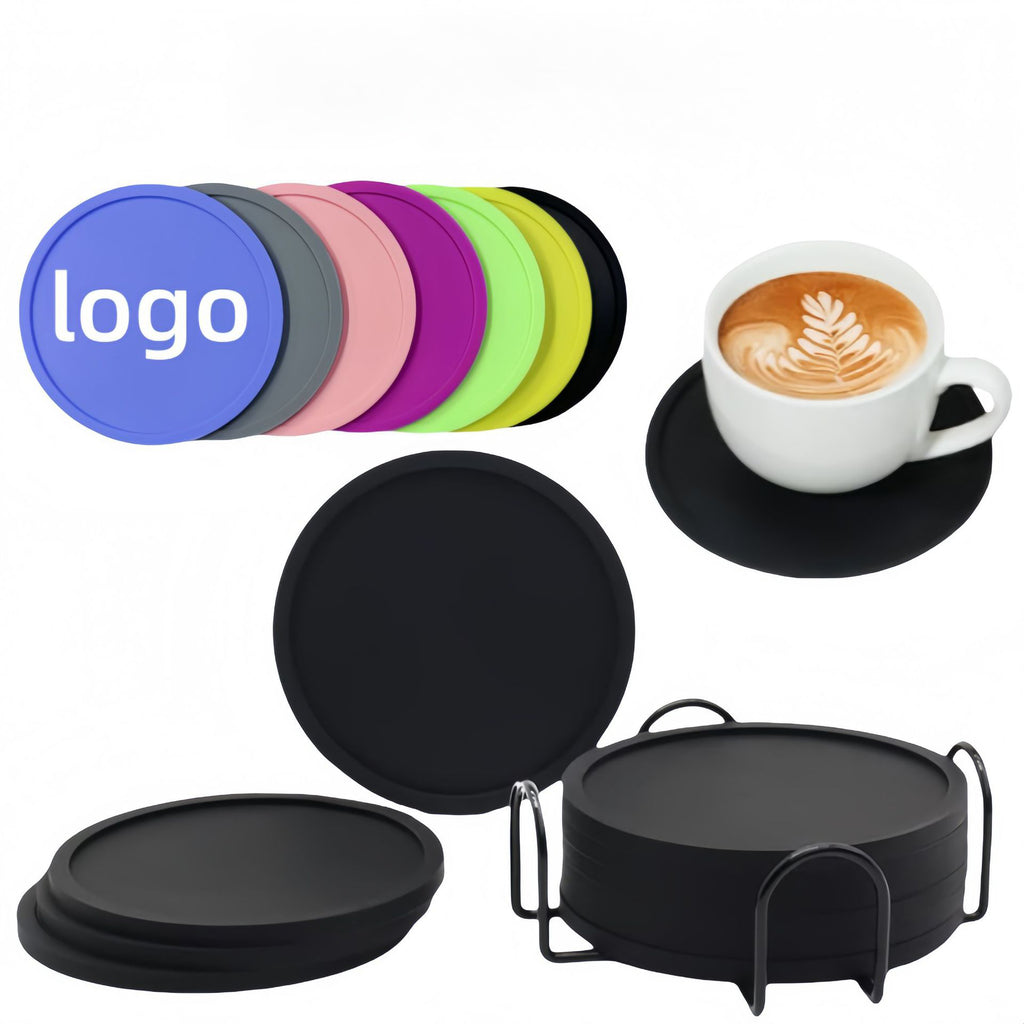 Round Soft Silicone Cup Mat