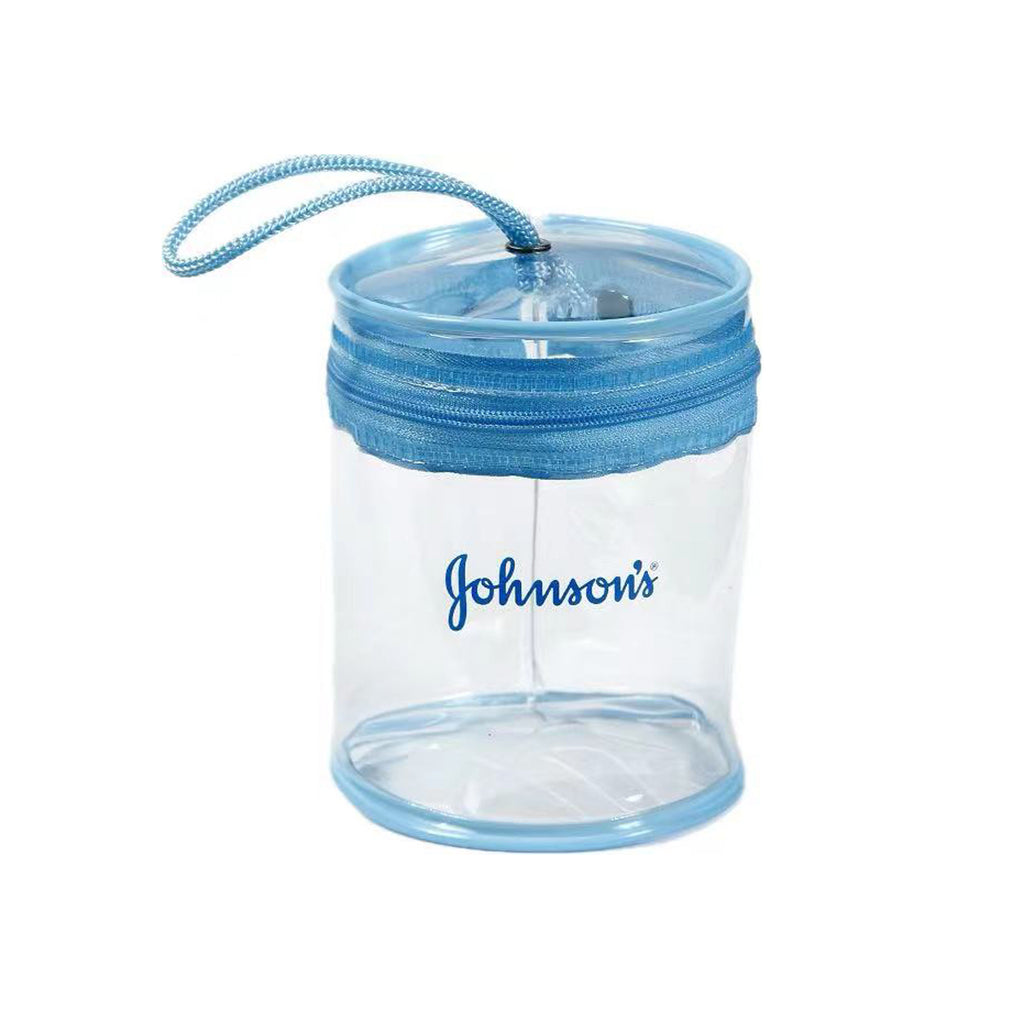 Cylindrical Clear Makeup Toiletry Bag