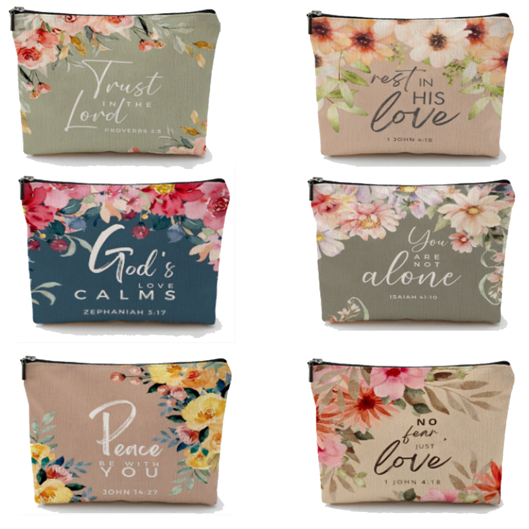 Zipper Waterproof Storage Bag Cosmetic Bag